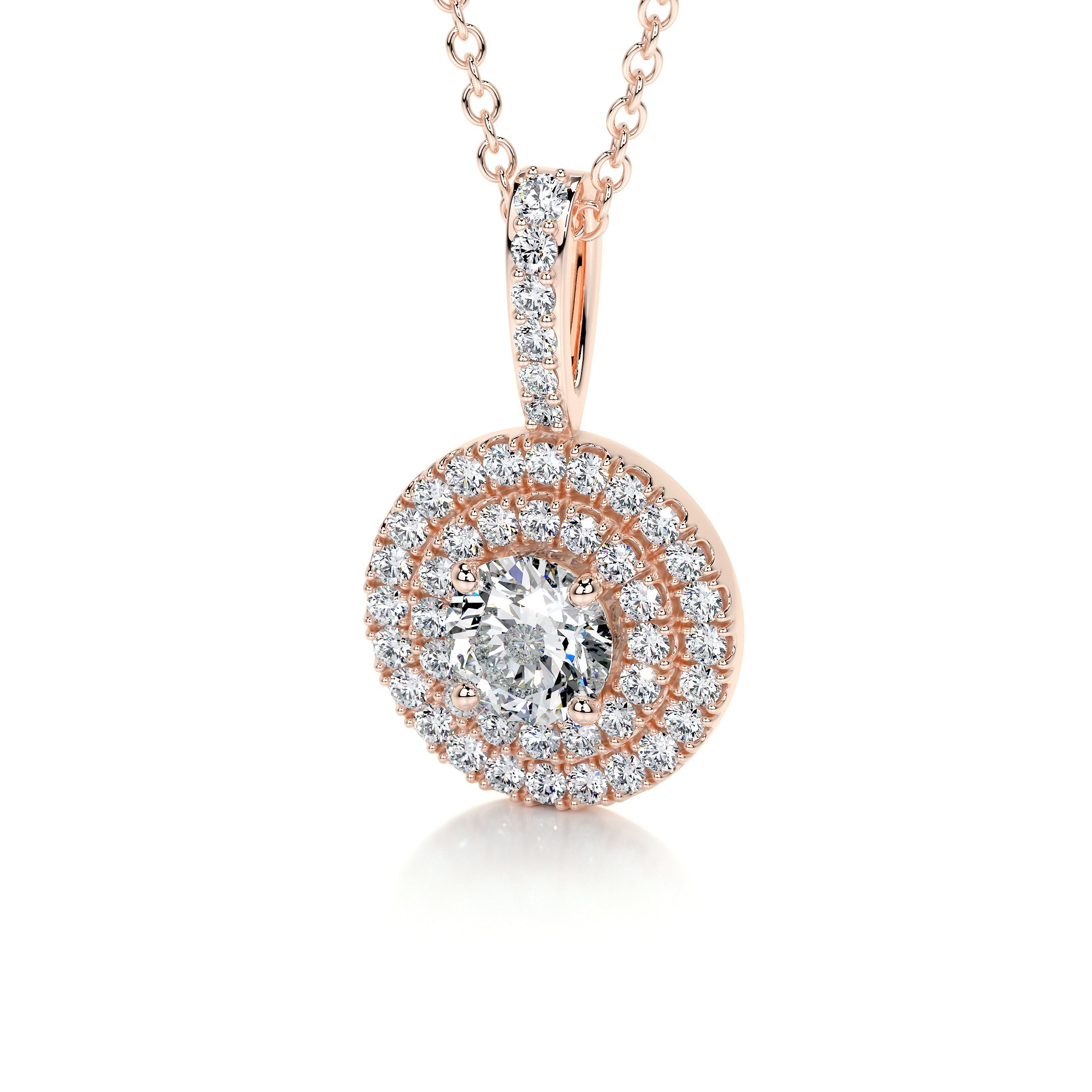 Petit Averi Lab Grown Diamond Pendant -14K Rose Gold