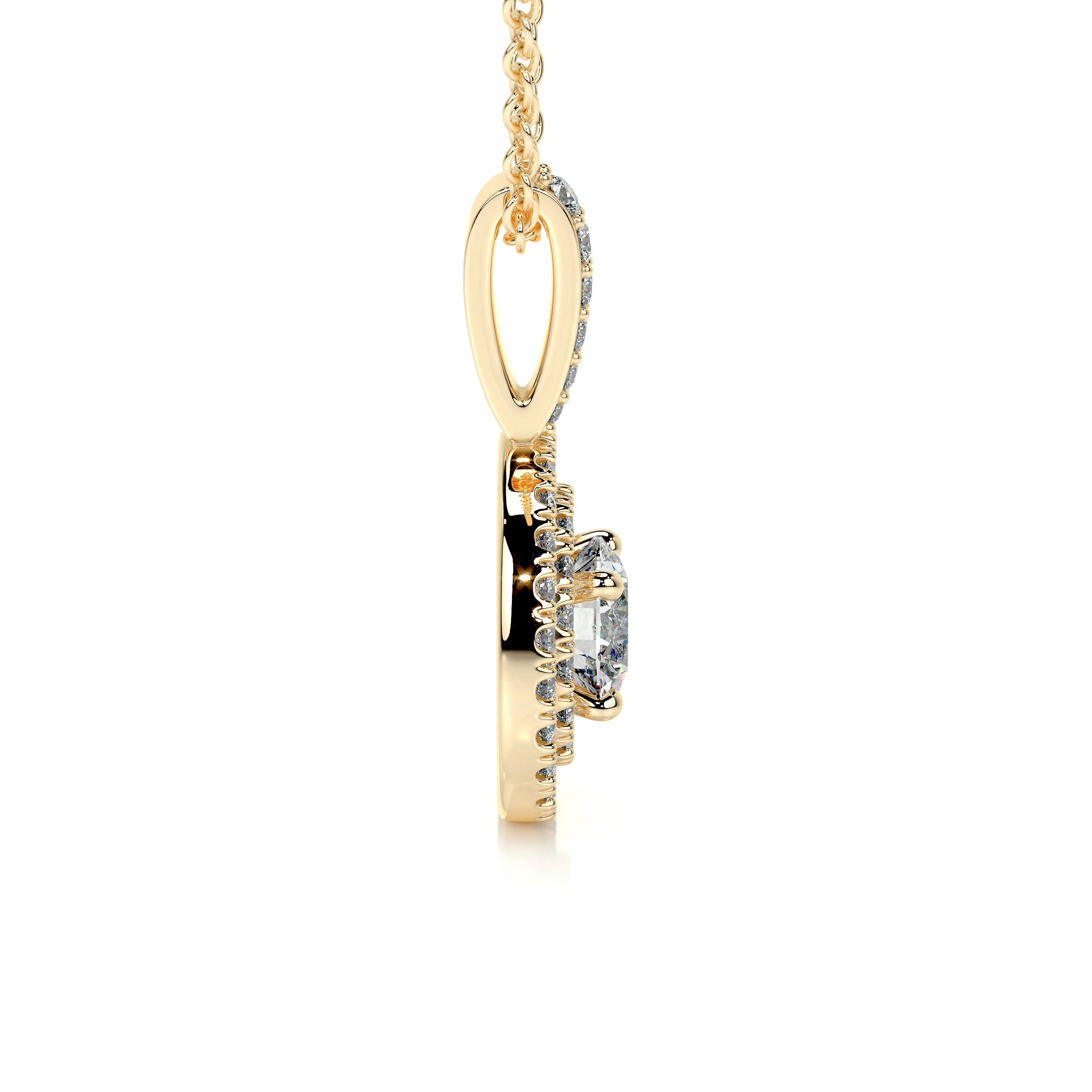 Petit Averi Lab Grown Diamond Pendant -18K Yellow Gold