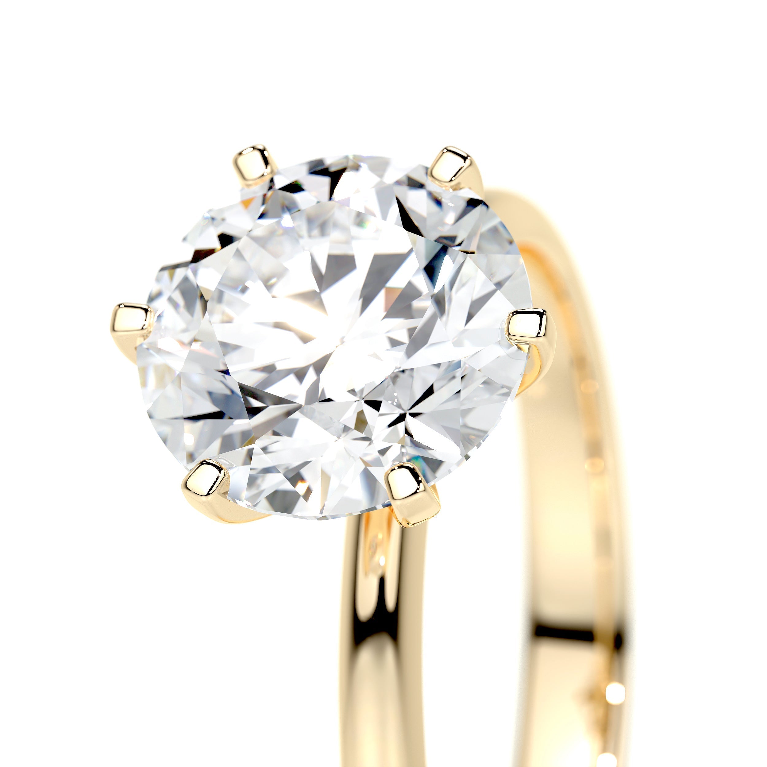 Samantha Lab Grown Diamond Ring -18K Yellow Gold (RTS)