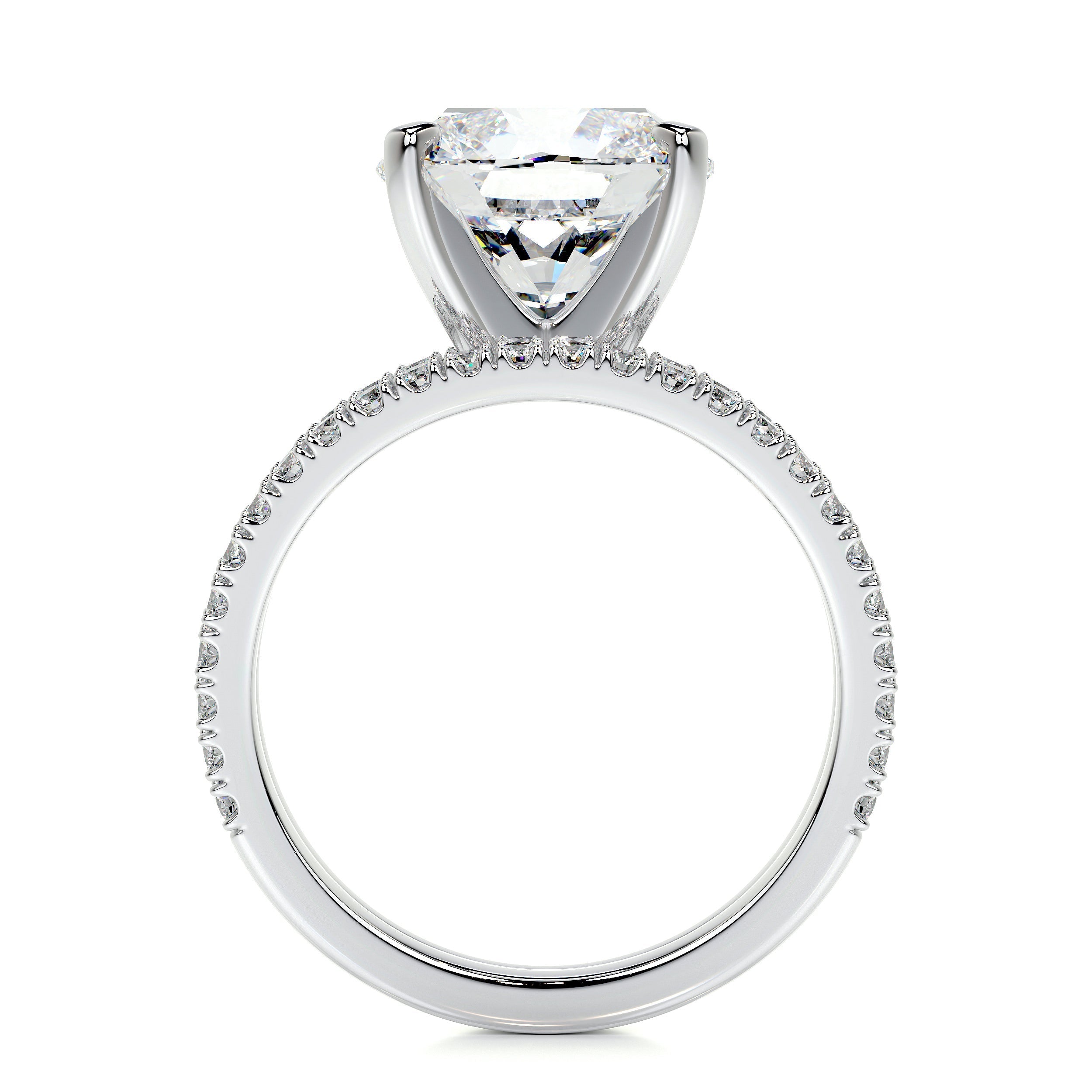 Stephanie Lab Grown Diamond Bridal Set -14K White Gold (RTS)