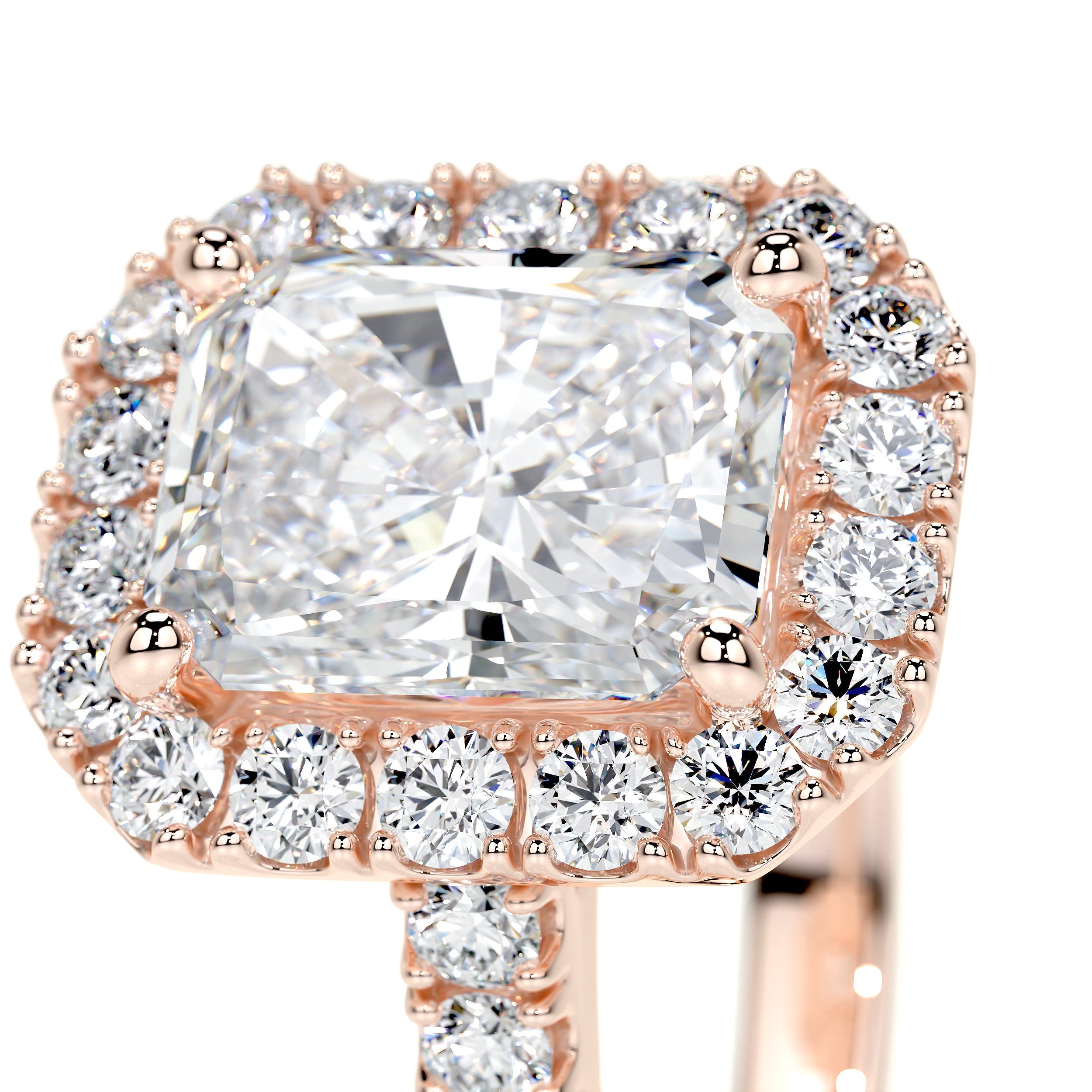 Andrea Lab Grown Diamond Ring   (2.25 Carat) -14K Rose Gold