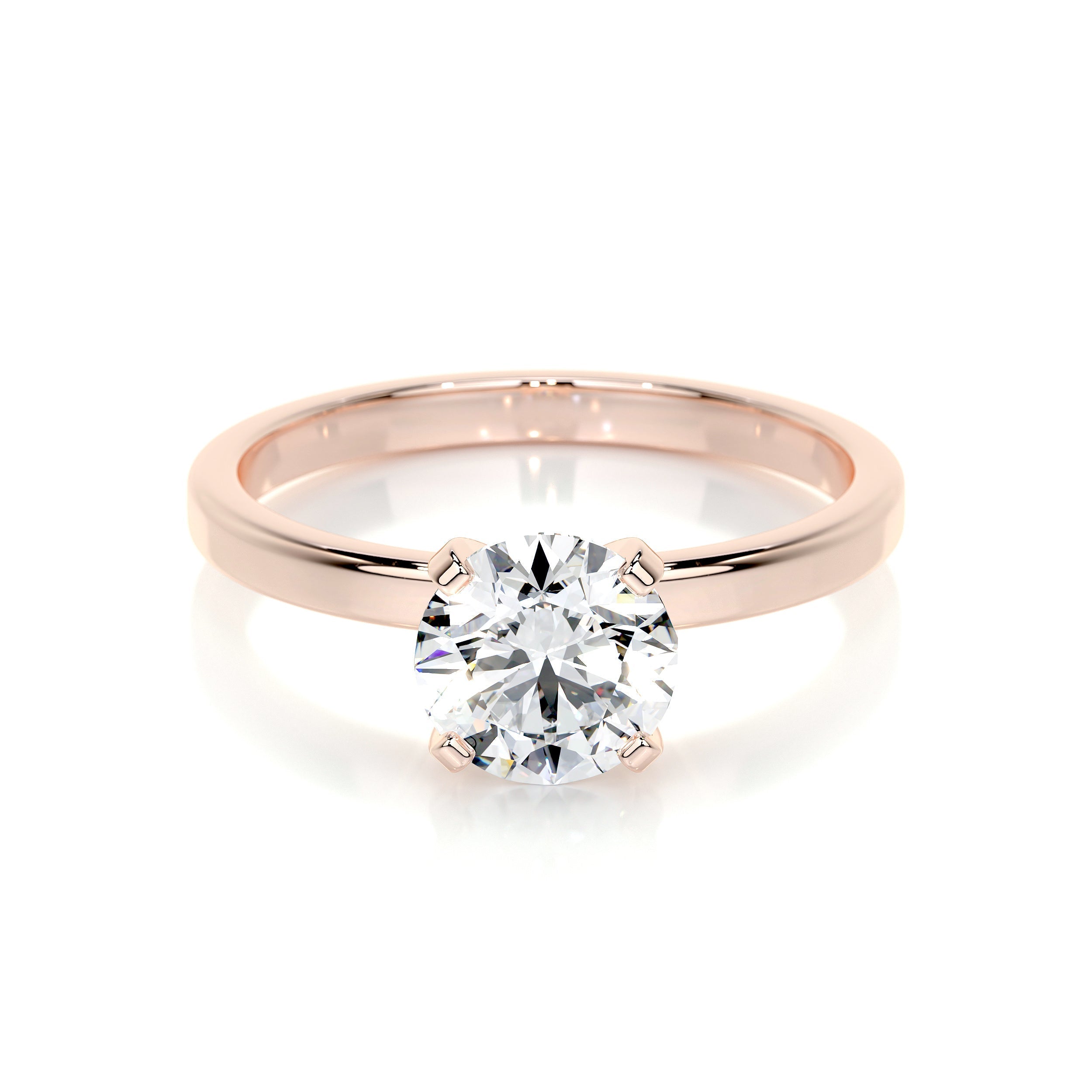 Jessica Lab Grown Diamond Ring   (1 Carat) -14K Rose Gold