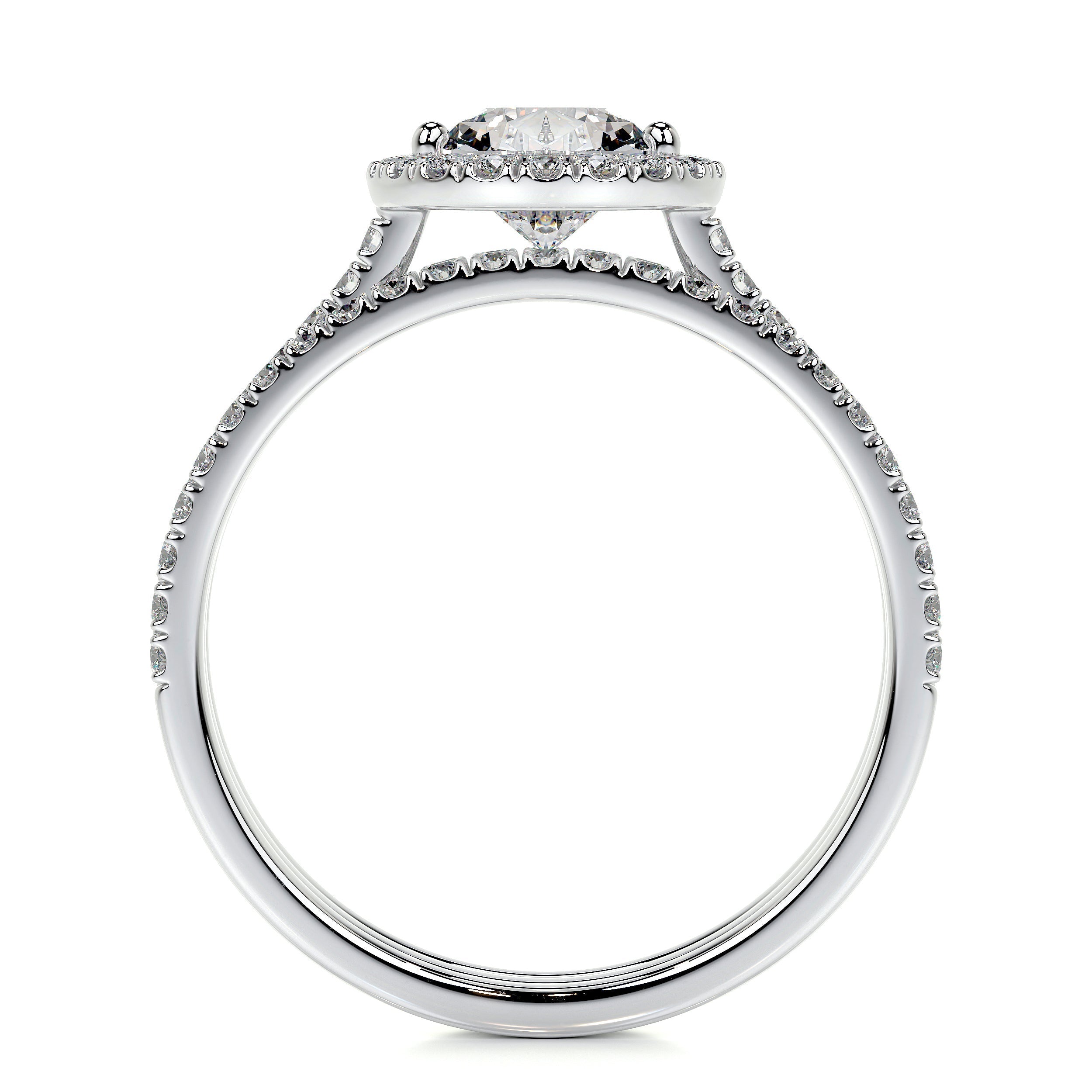 Sophia Lab Grown Diamond Bridal Set -14K White Gold  (RTS)