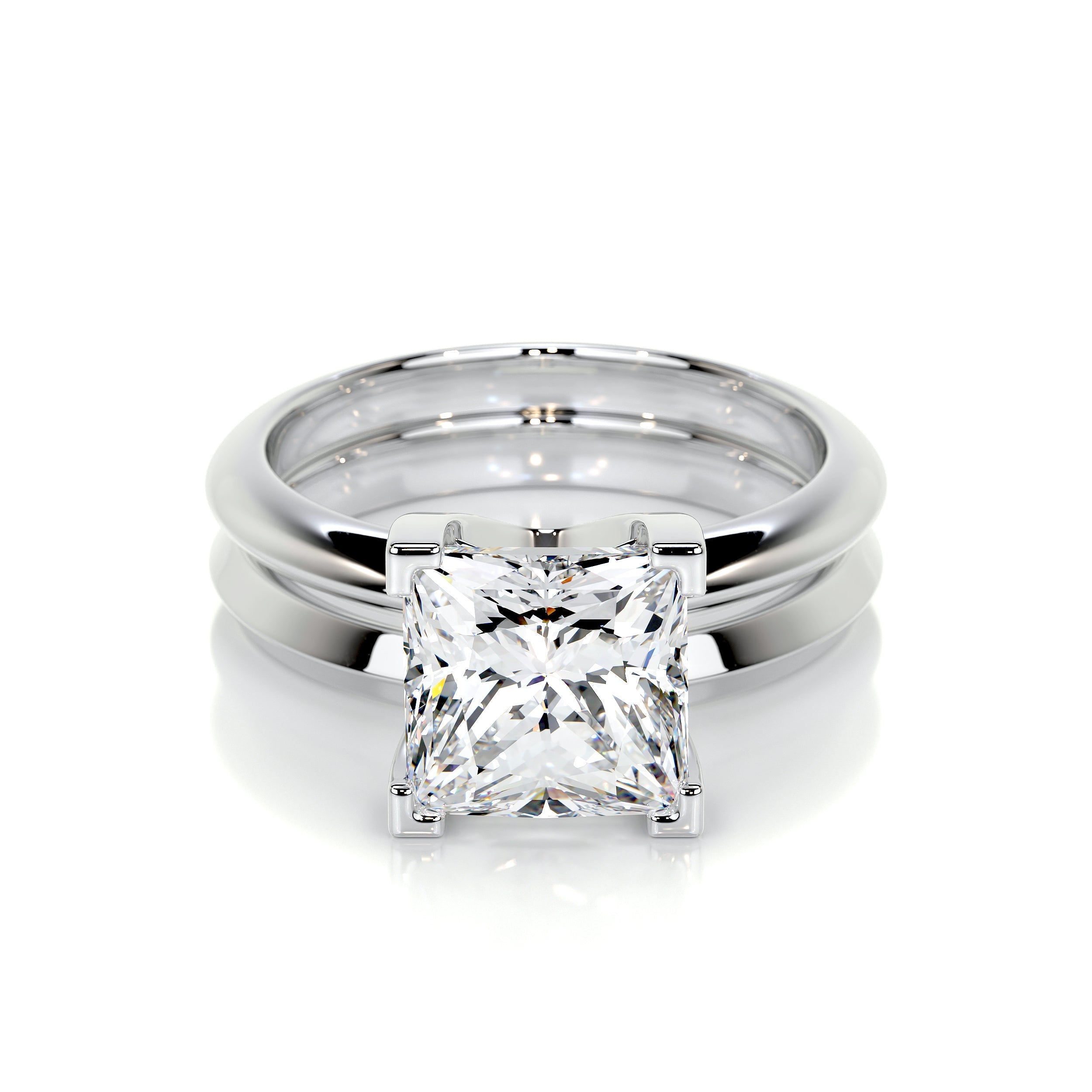 Carolina Lab Grown Diamond Bridal Set   (2 Carat) -14K White Gold