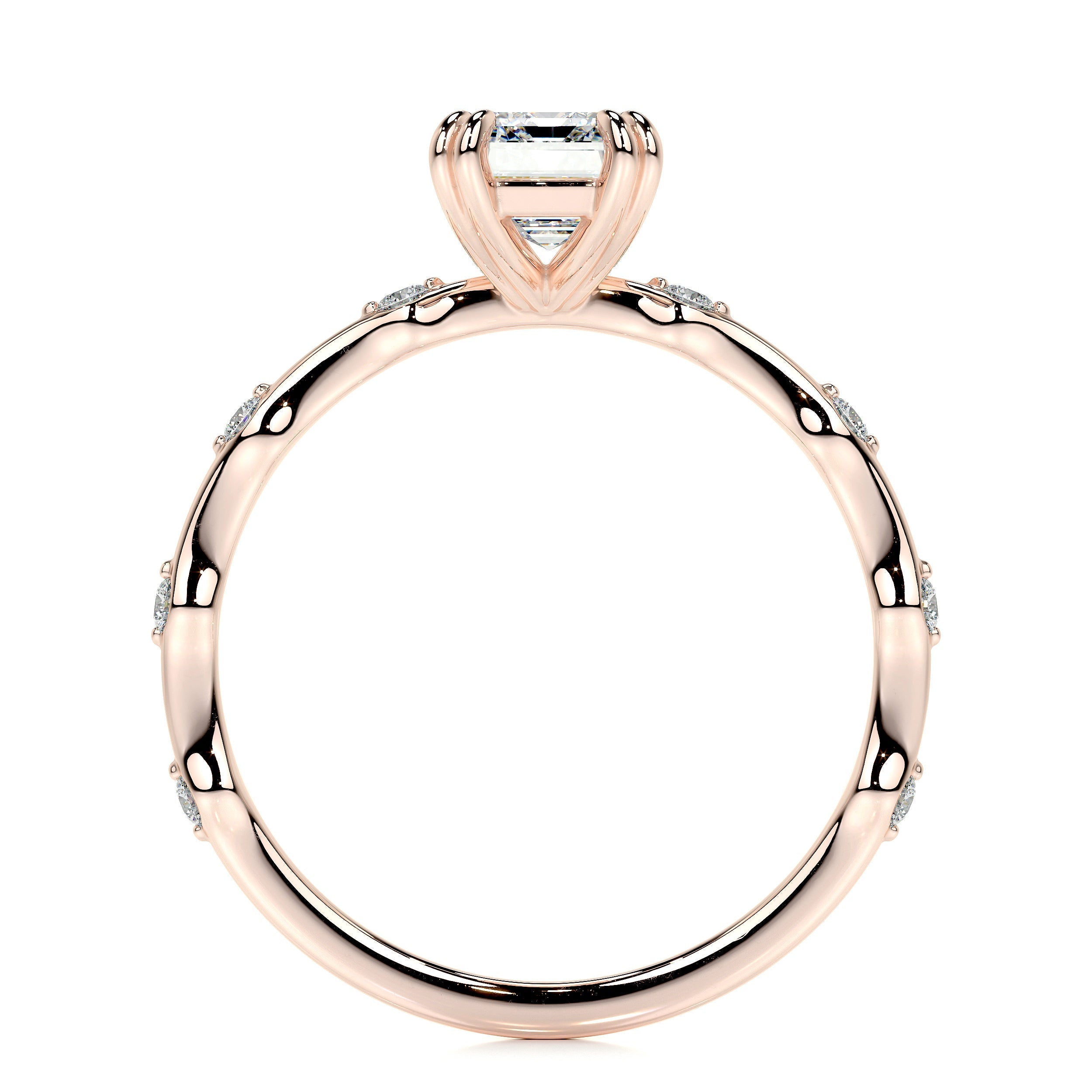 Wilma Lab Grown Diamond Ring -14K Rose Gold (RTS)