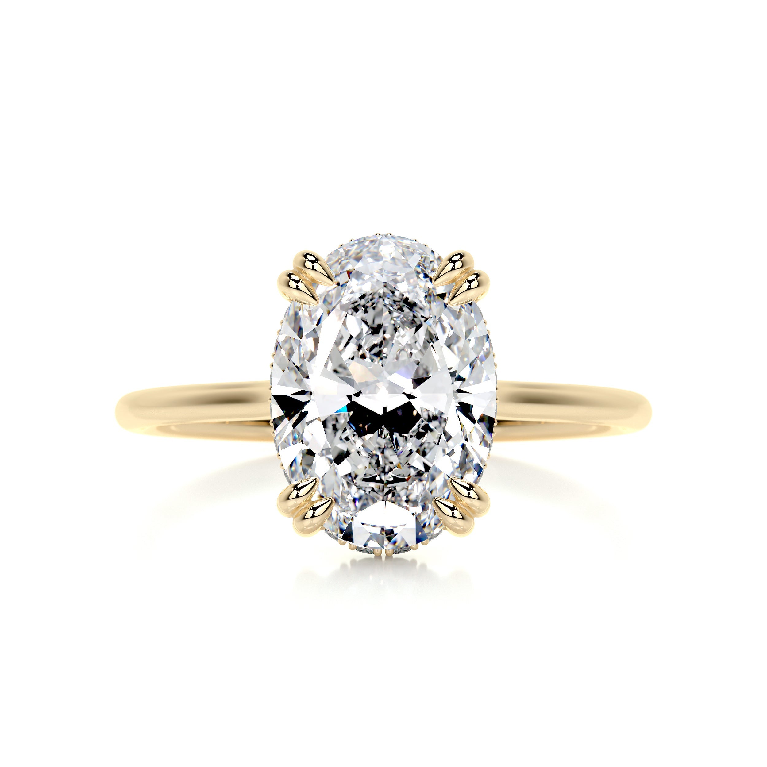 Harriet Diamond Engagement Ring -18K Yellow Gold (RTS)