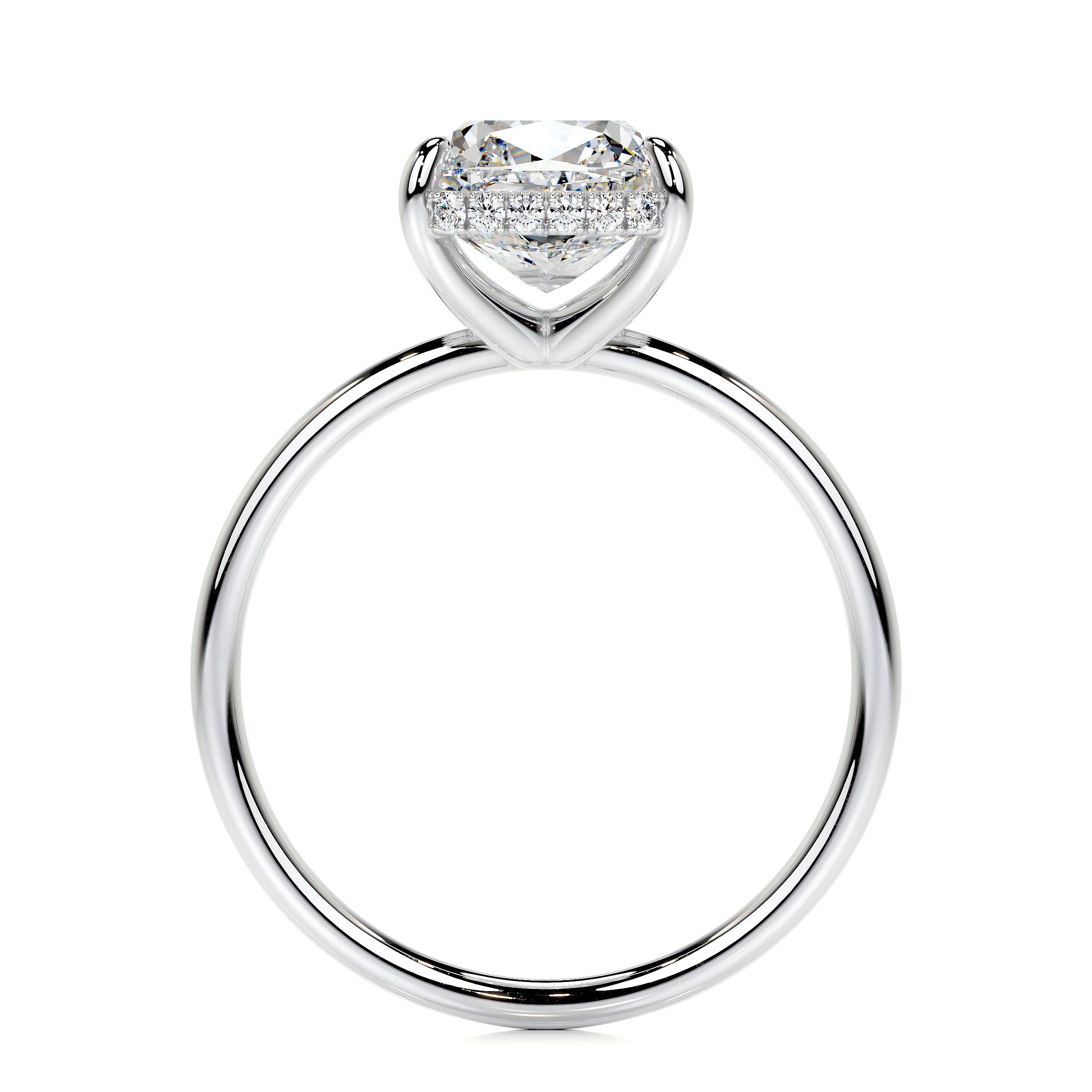 Priscilla Lab Grown Diamond Ring   (3.1 Carat) -14K White Gold