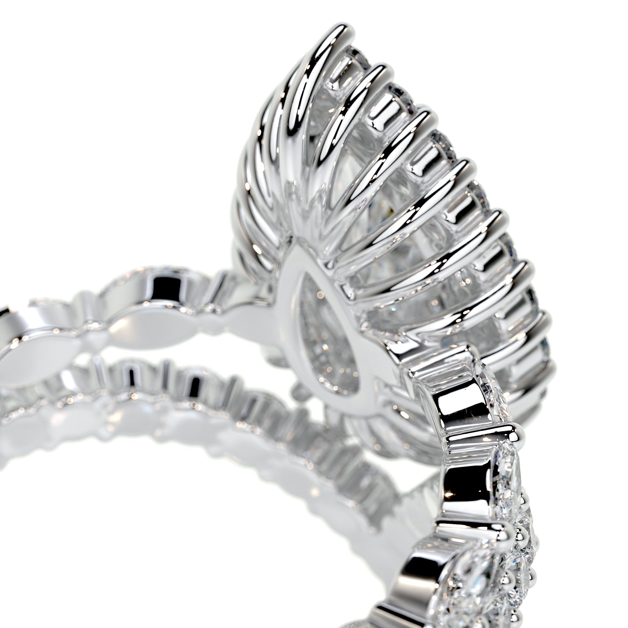 Dawn Diamond Bridal Set -14K White Gold (RTS)