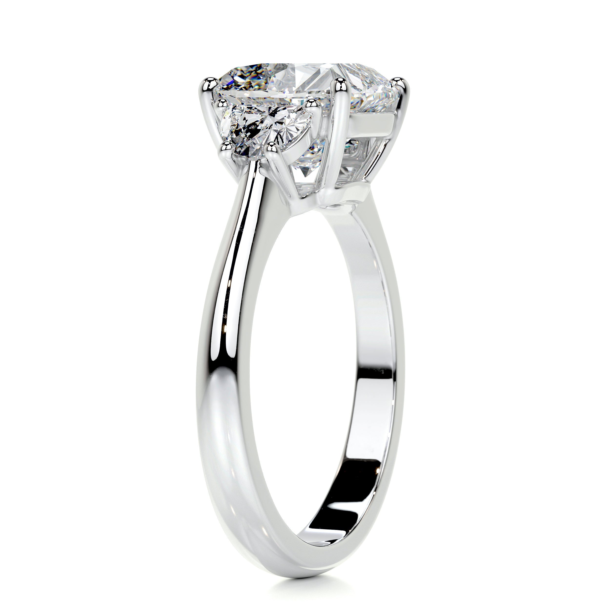 Whitney Diamond Engagement Ring - 14K White Gold