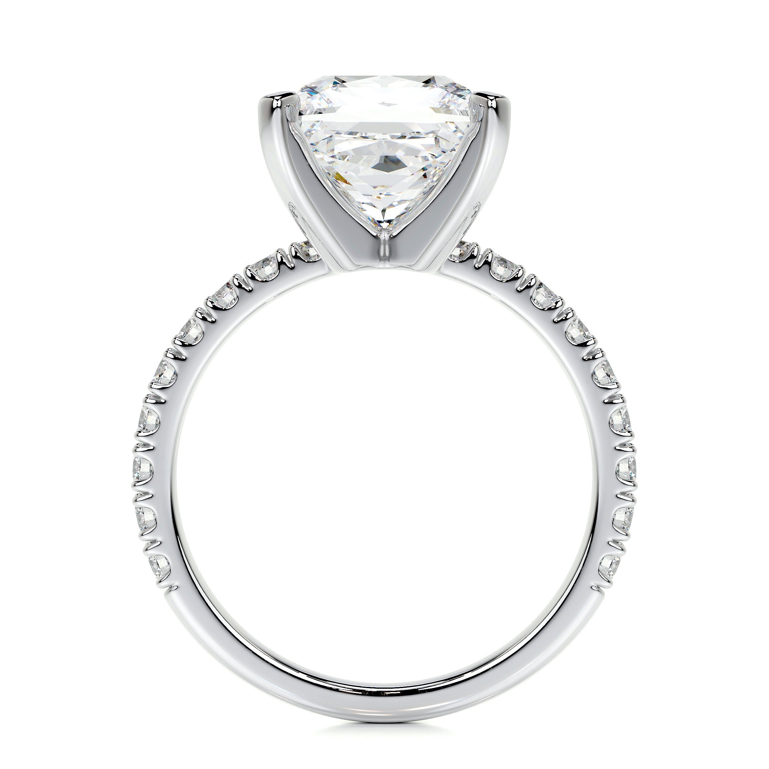 Blair Lab Grown Diamond Ring   (3.5 Carat) -14K White Gold