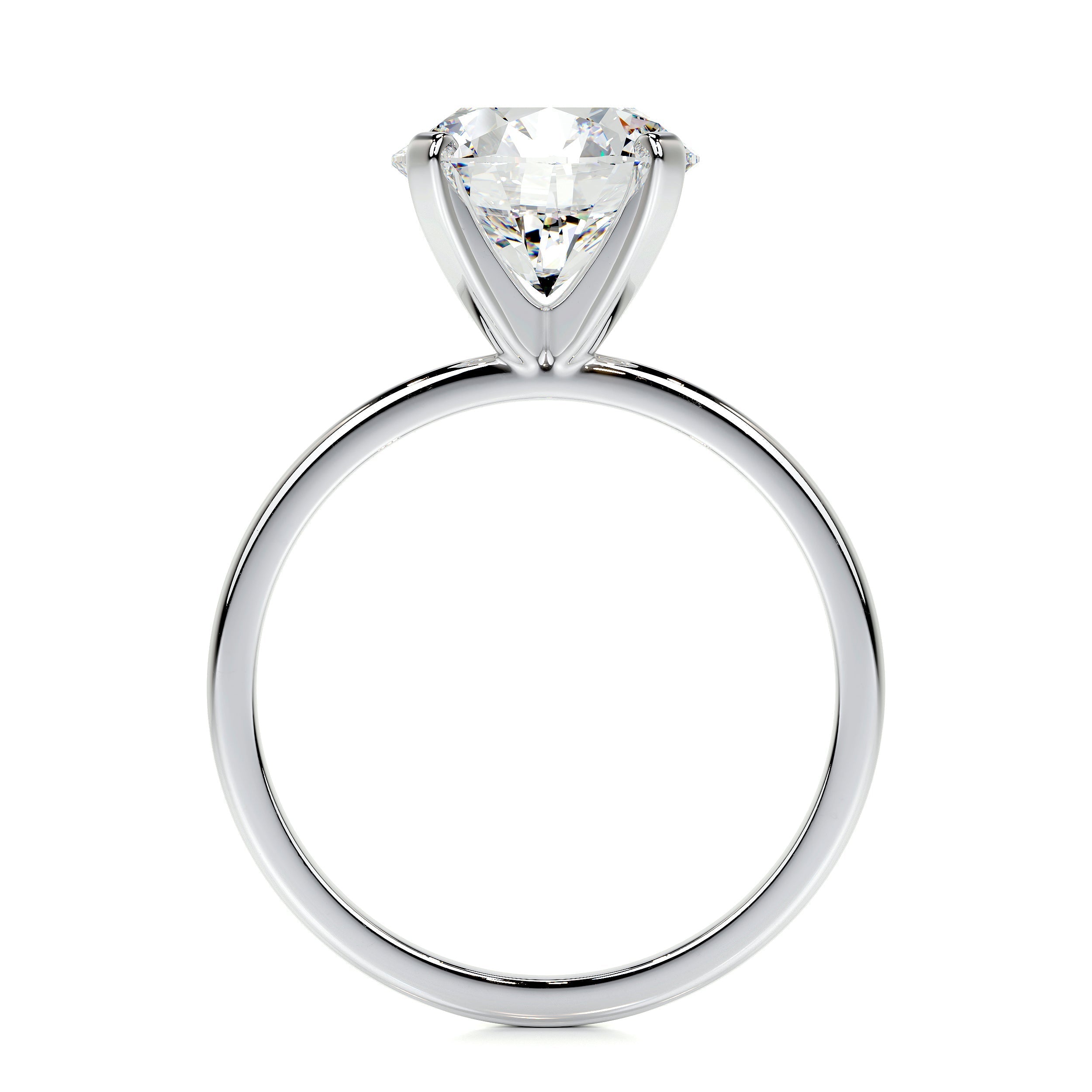 Jessica Lab Grown Diamond Ring   (3 Carat) -14K White Gold