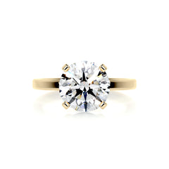 Jessica Diamond Engagement Ring -18K Yellow Gold - Main Stone 5.85 Carat