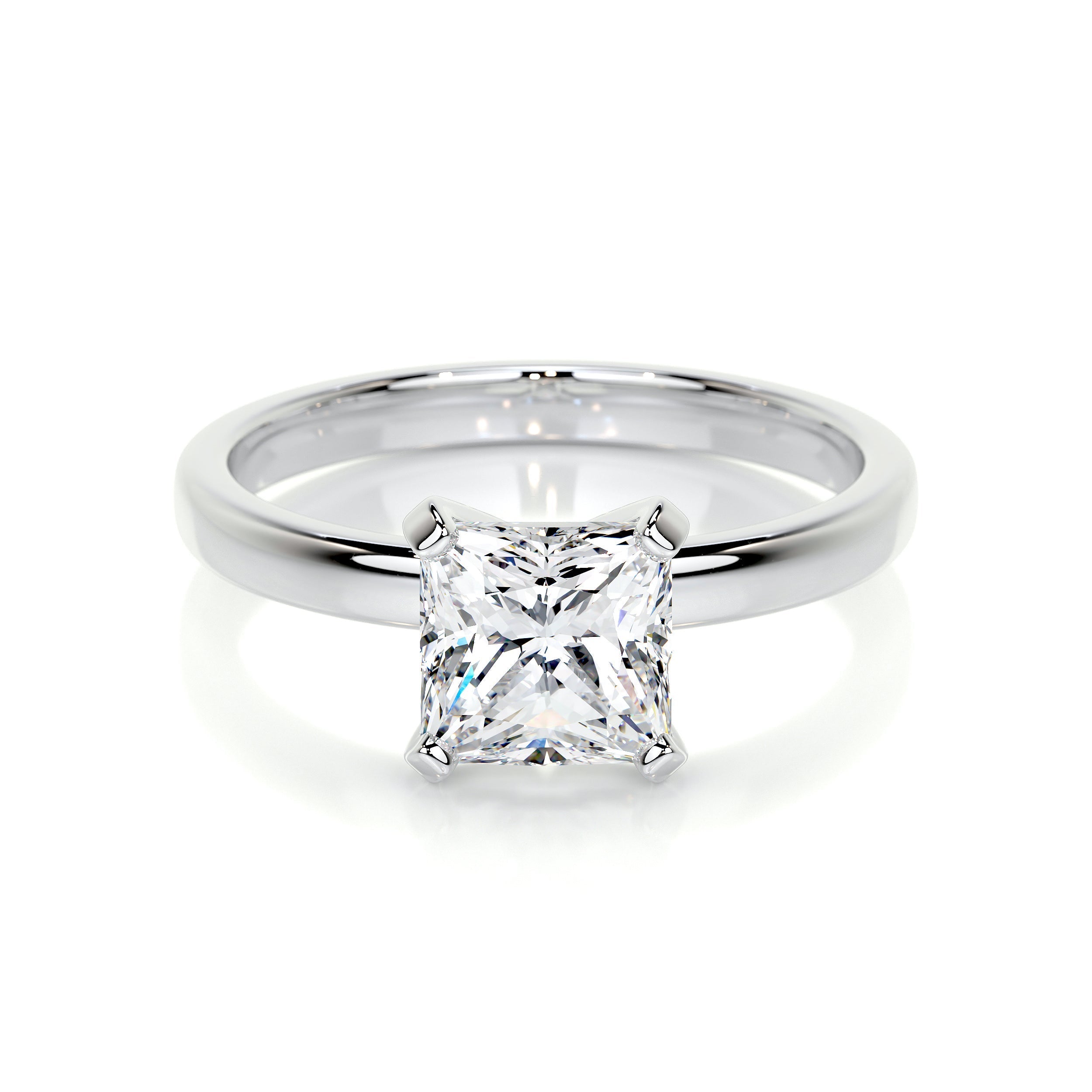 Isabelle Lab Grown Diamond Ring   (1.5 Carat) -14K White Gold