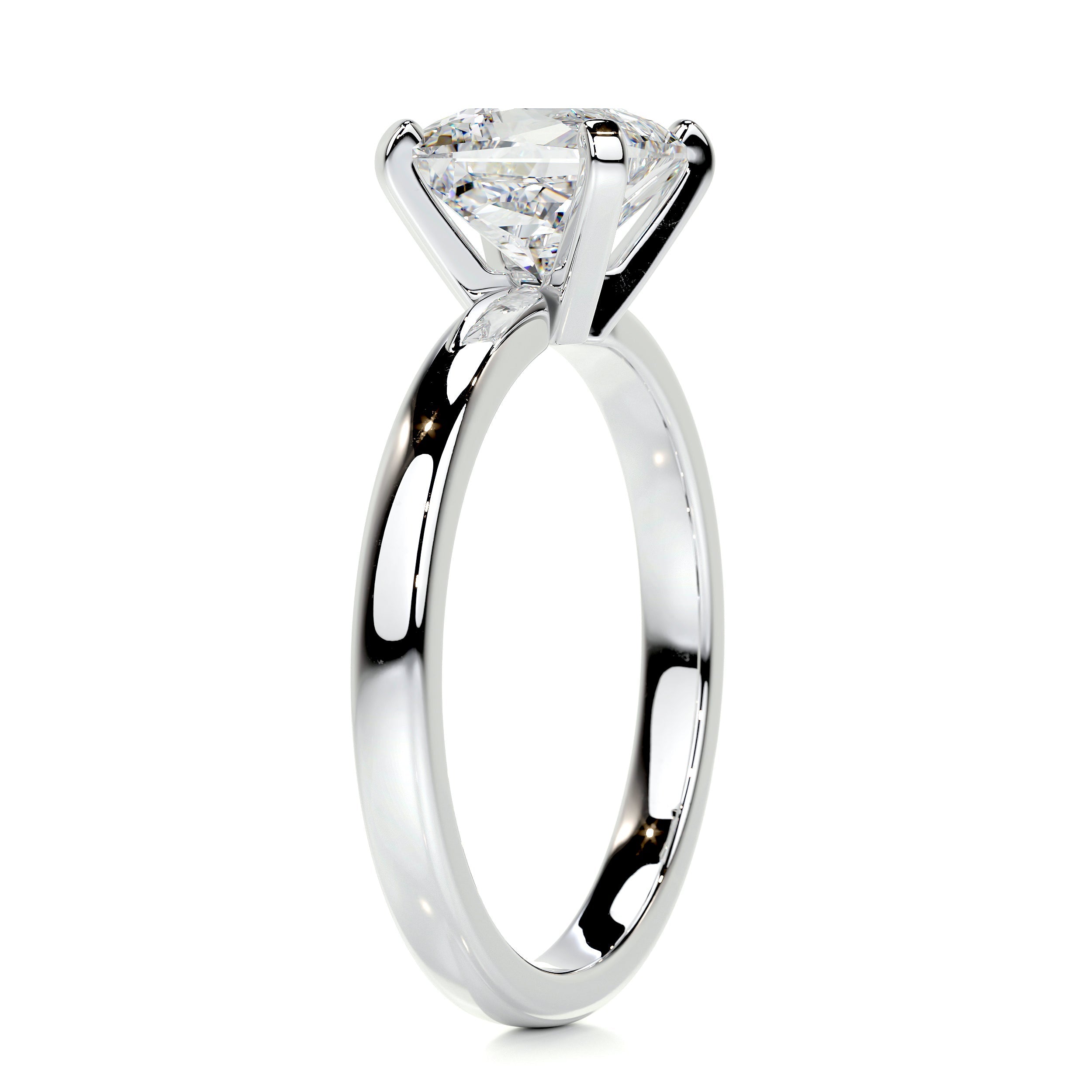 Isabelle Diamond Engagement Ring -18K White Gold - Main Stone 3.02 Carat