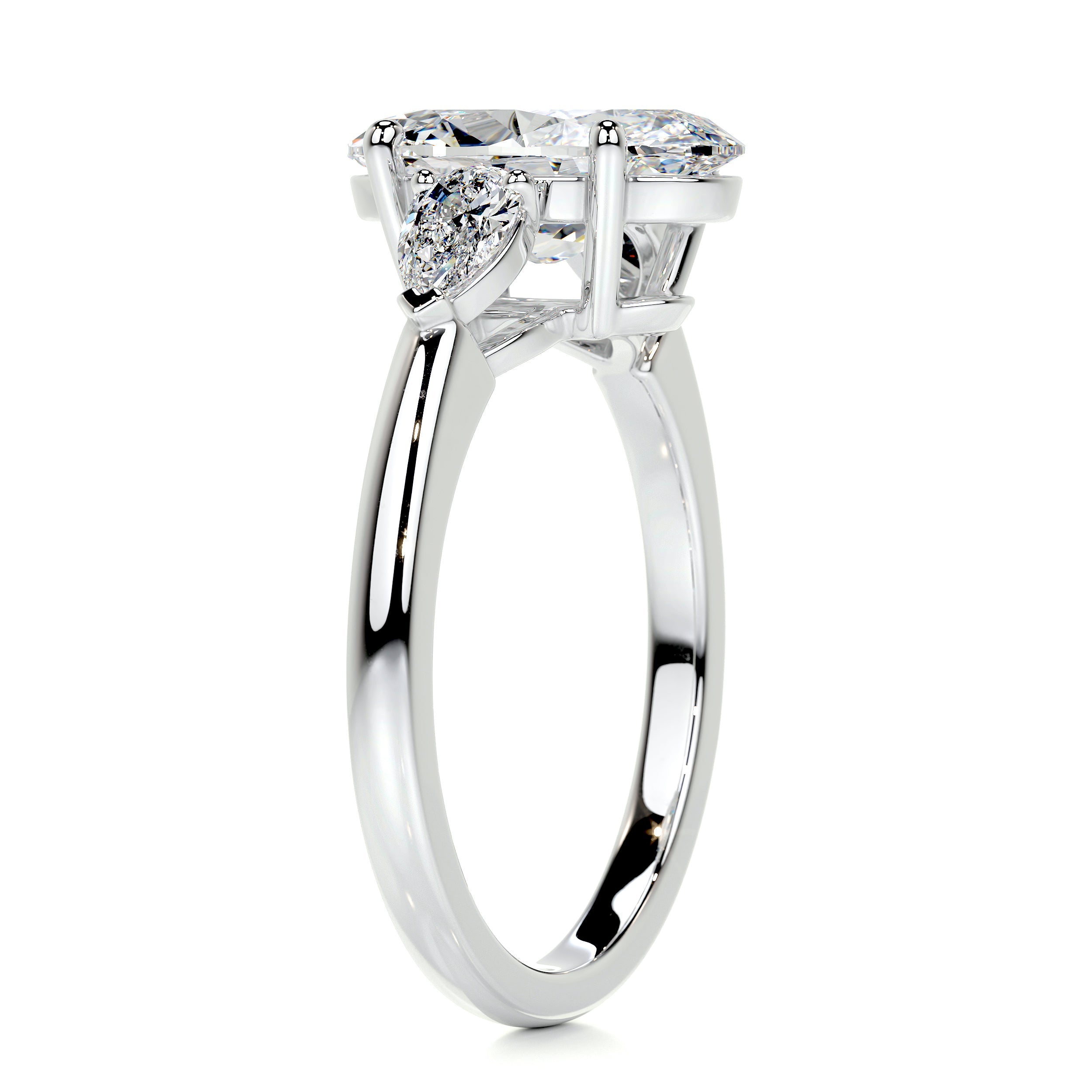 Kamala Diamond Engagement Ring -Platinum - Main Stone 2.05 Carat