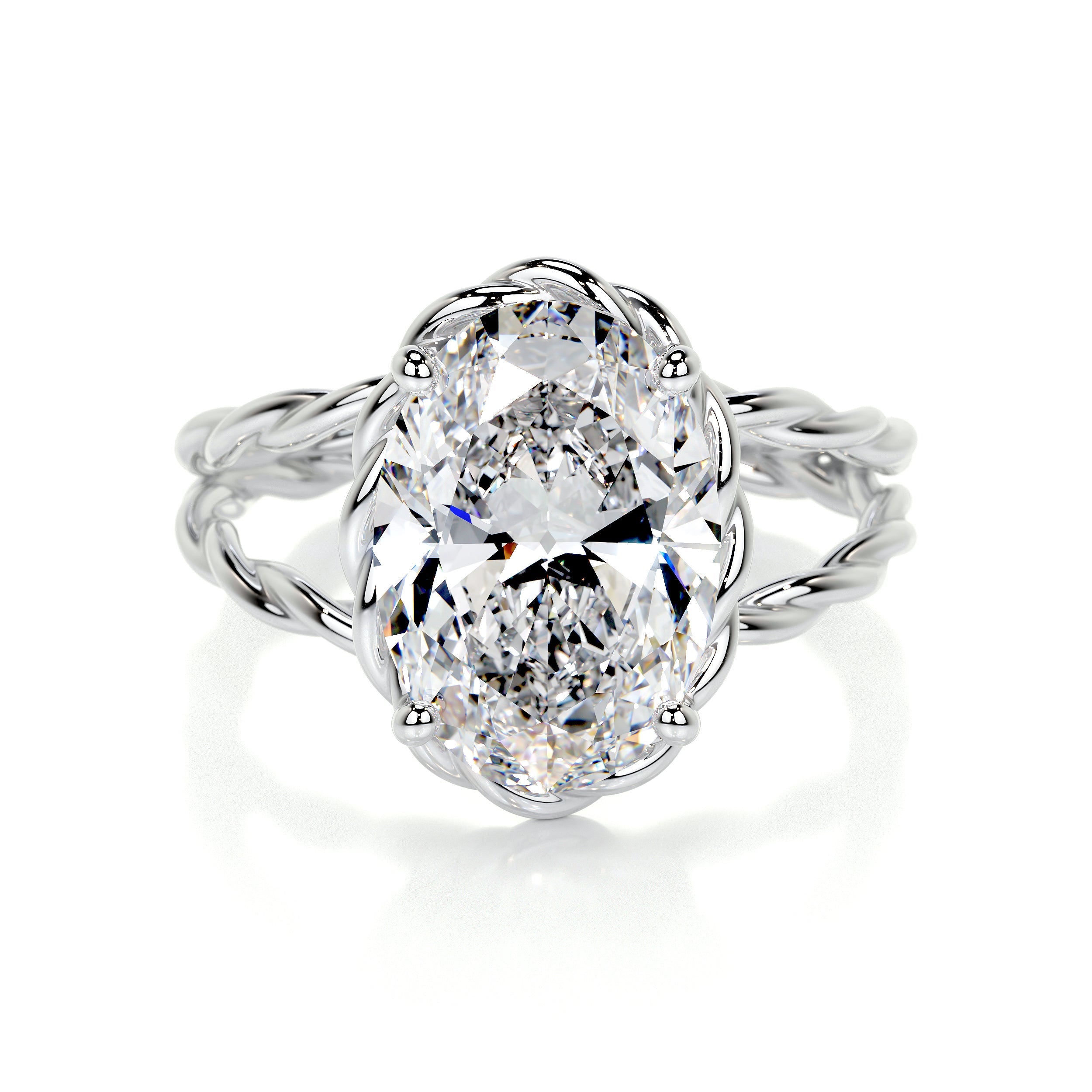Milani Lab Grown Diamond Ring -18K White Gold (RTS)