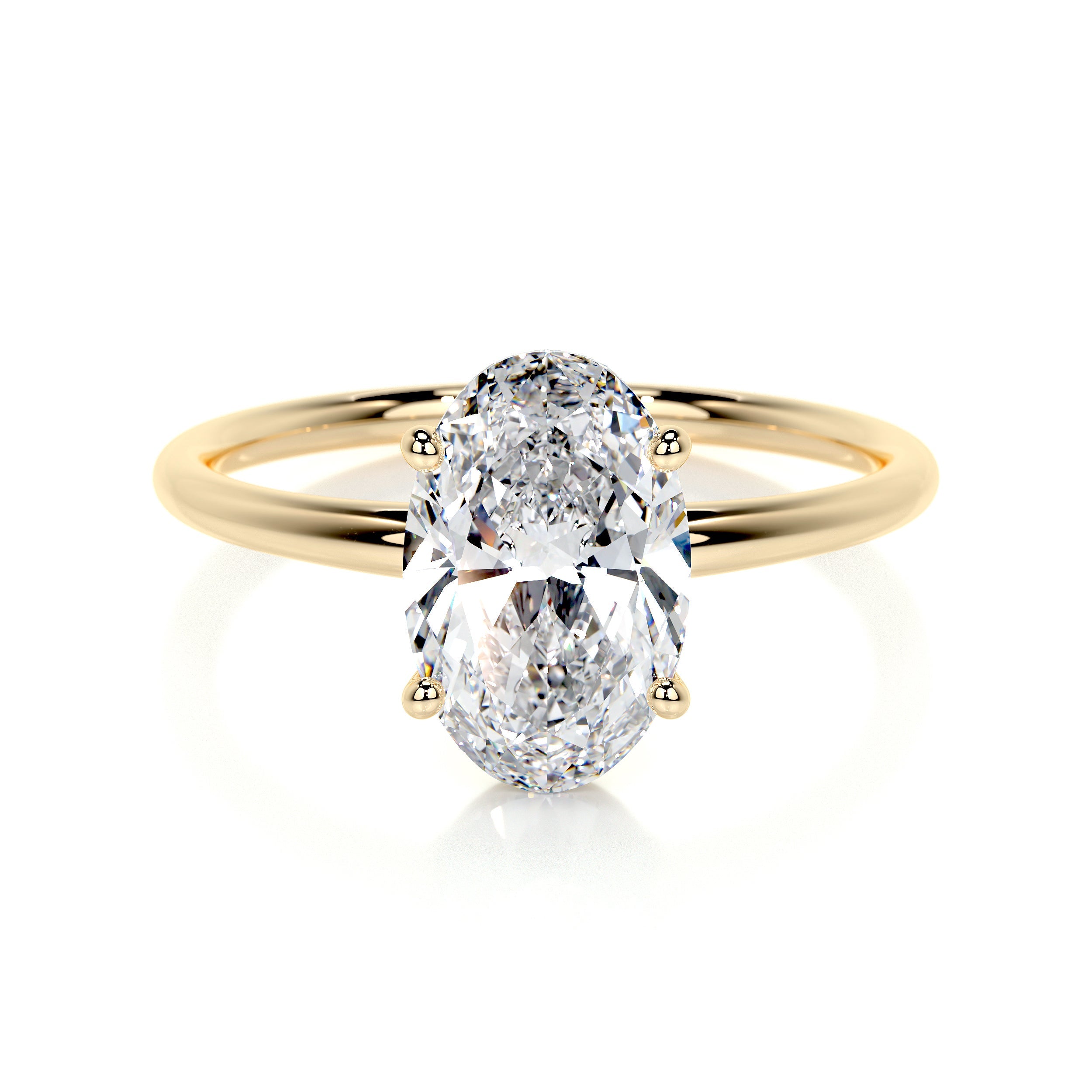 Adaline Lab Grown Diamond Ring -18K Yellow Gold  (RTS)