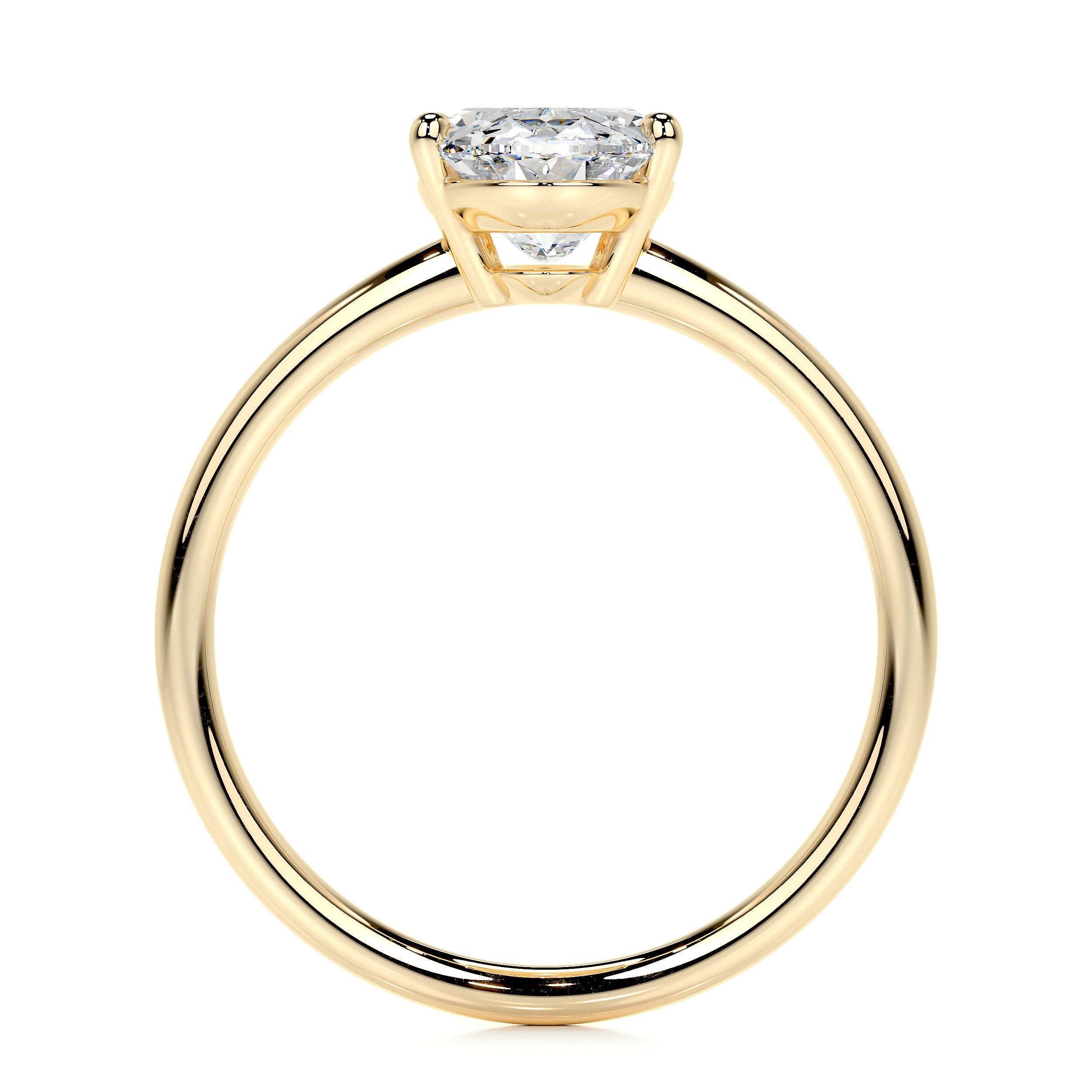 Adaline Lab Grown Diamond Ring -18K Yellow Gold  (RTS)