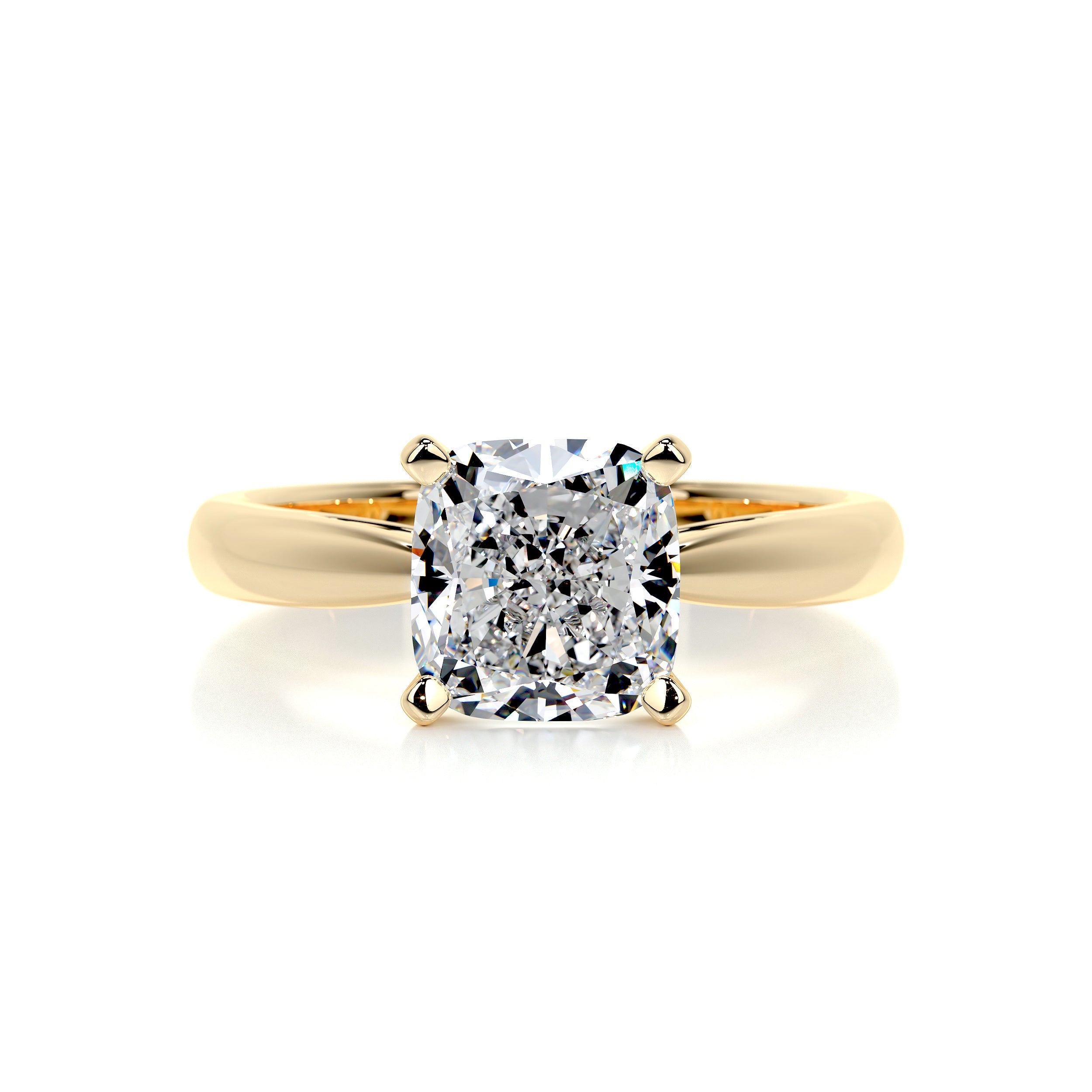 Diana Diamond Engagement Ring - 18K Yellow Gold