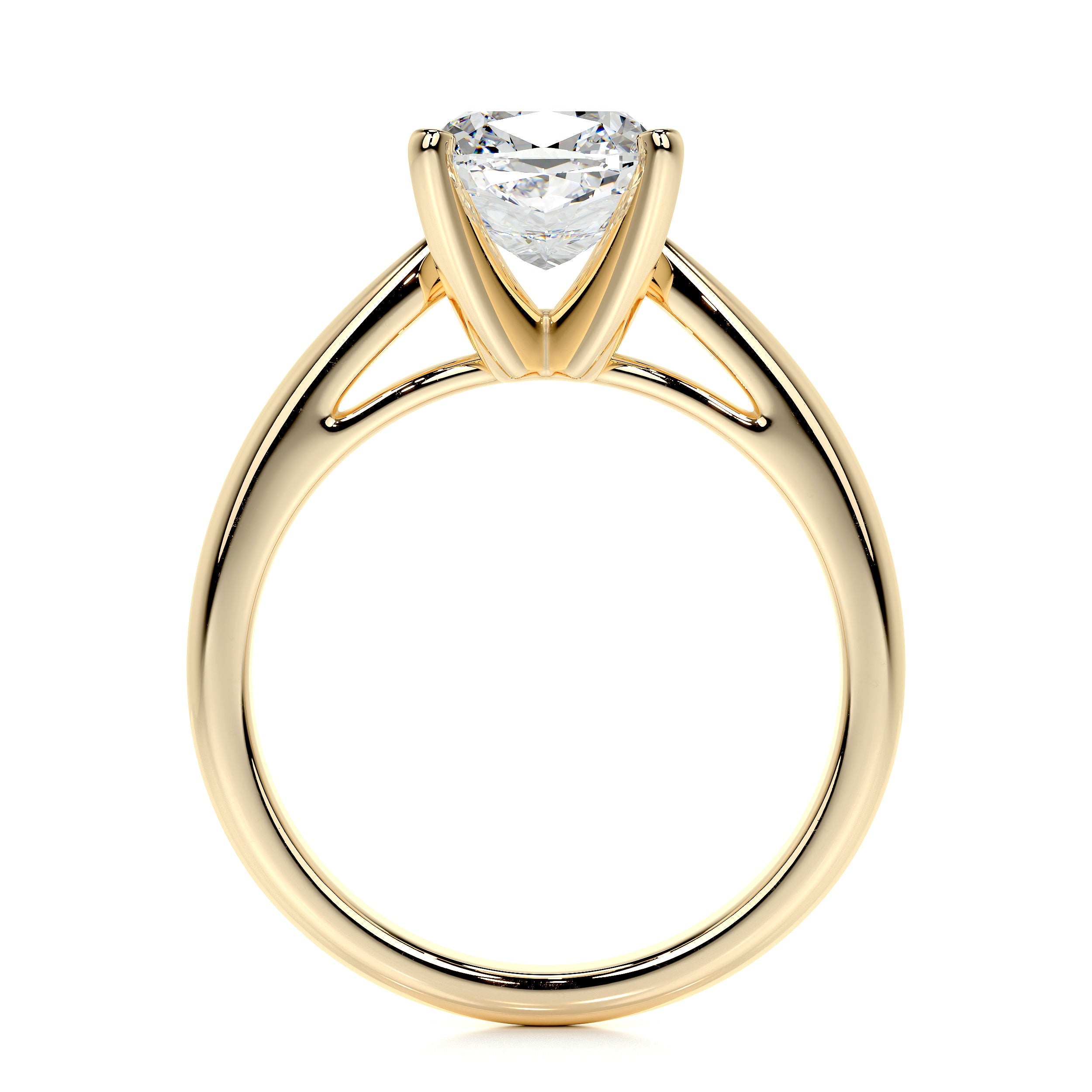 Diana Moissanite Ring - 18K Yellow Gold (RTS)