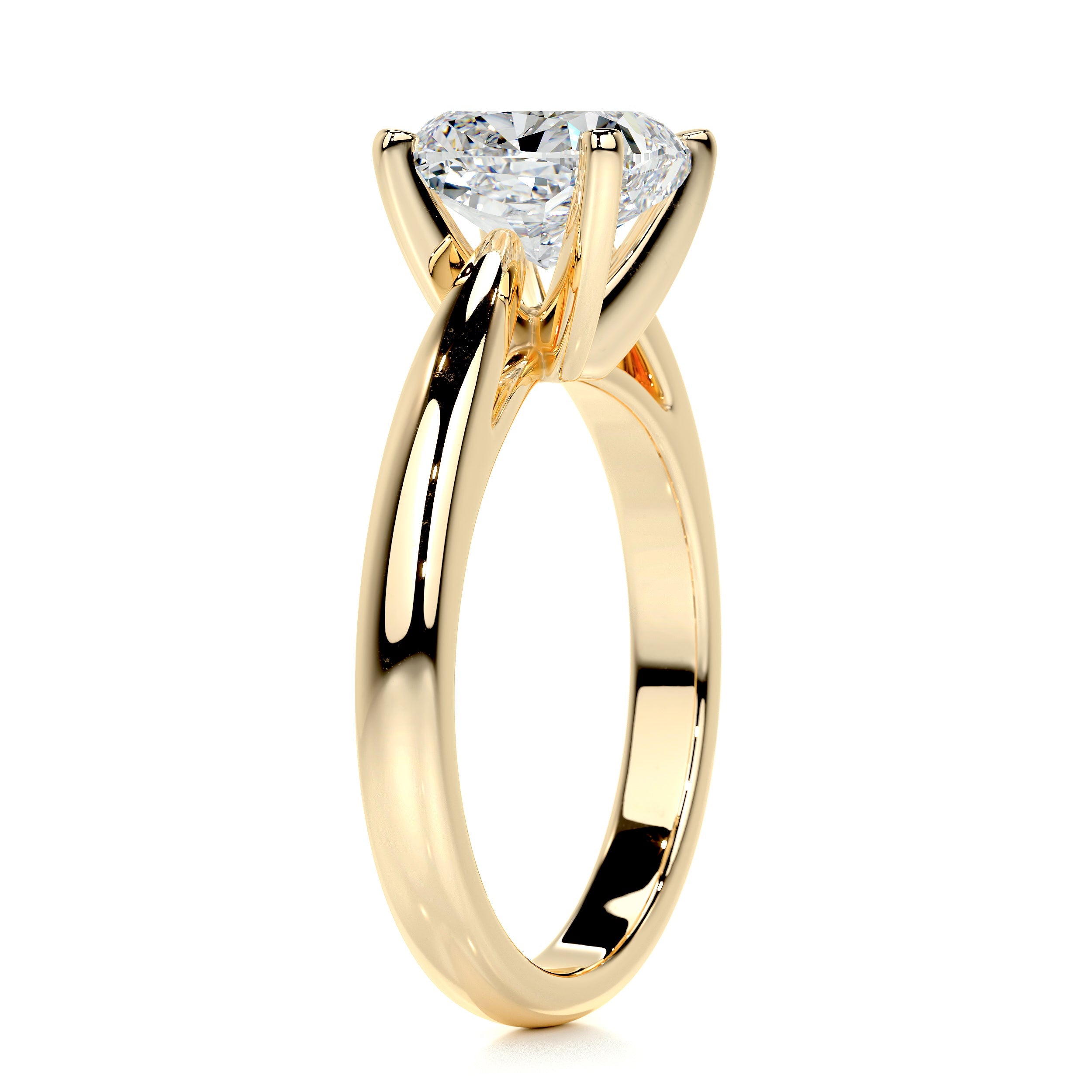 Diana Diamond Engagement Ring - 18K Yellow Gold