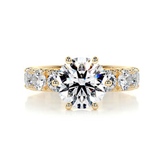 Molly Diamond Engagement Ring -18K Yellow Gold - Main Stone 5.85 Carat
