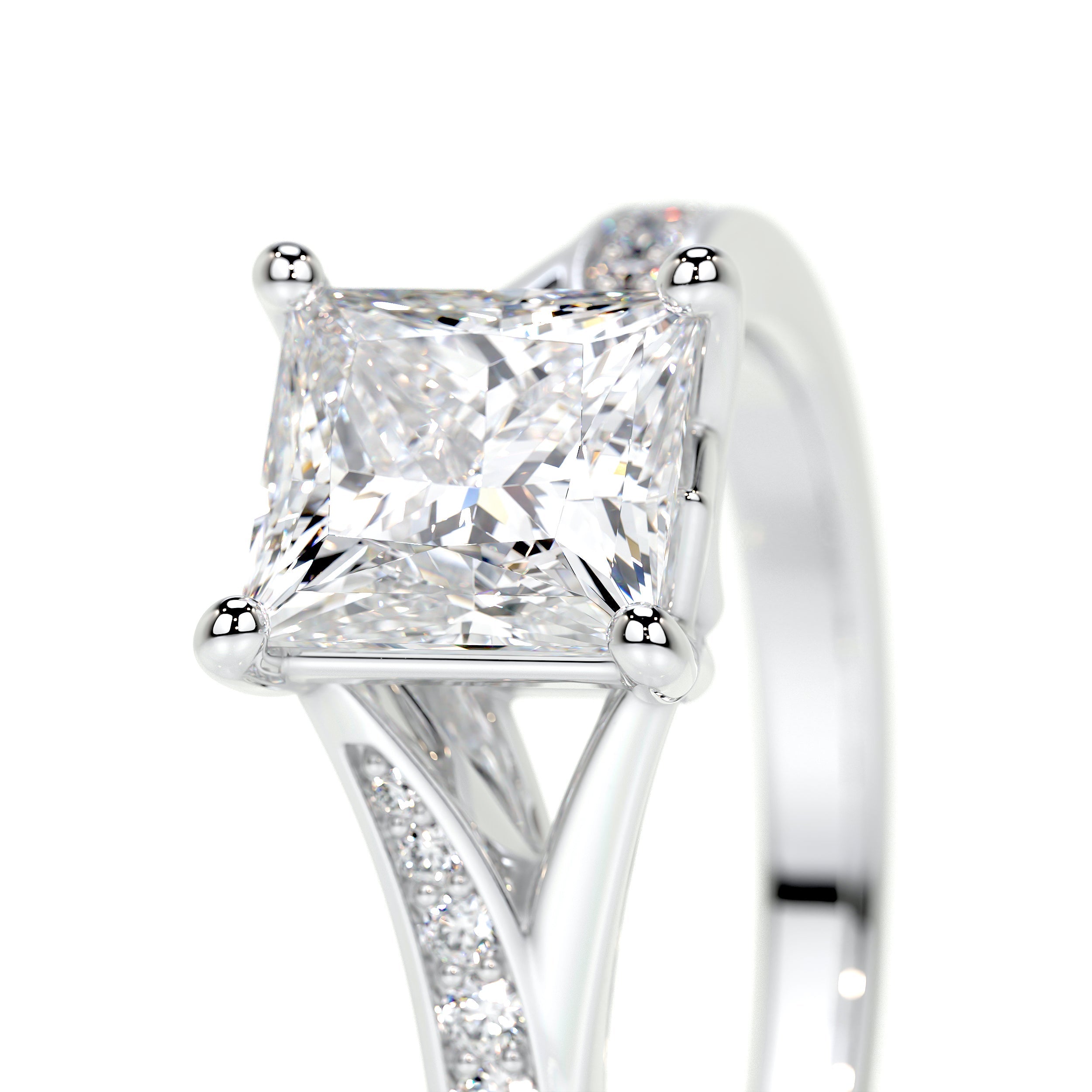 Alexandria Lab Grown Diamond Ring -14K White Gold (RTS)