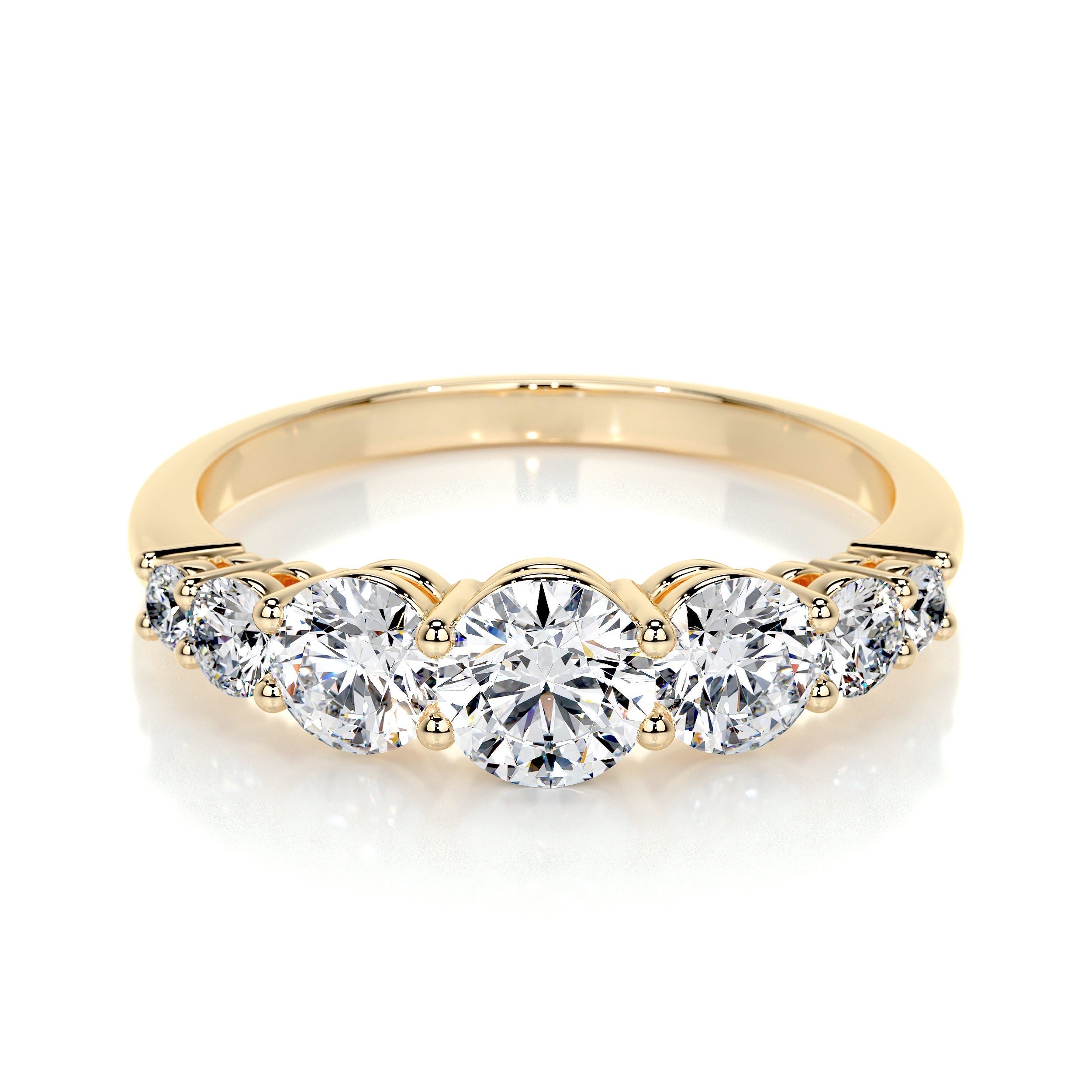 Makenzi Lab Grown Diamond Ring -18K Yellow Gold (RTS)