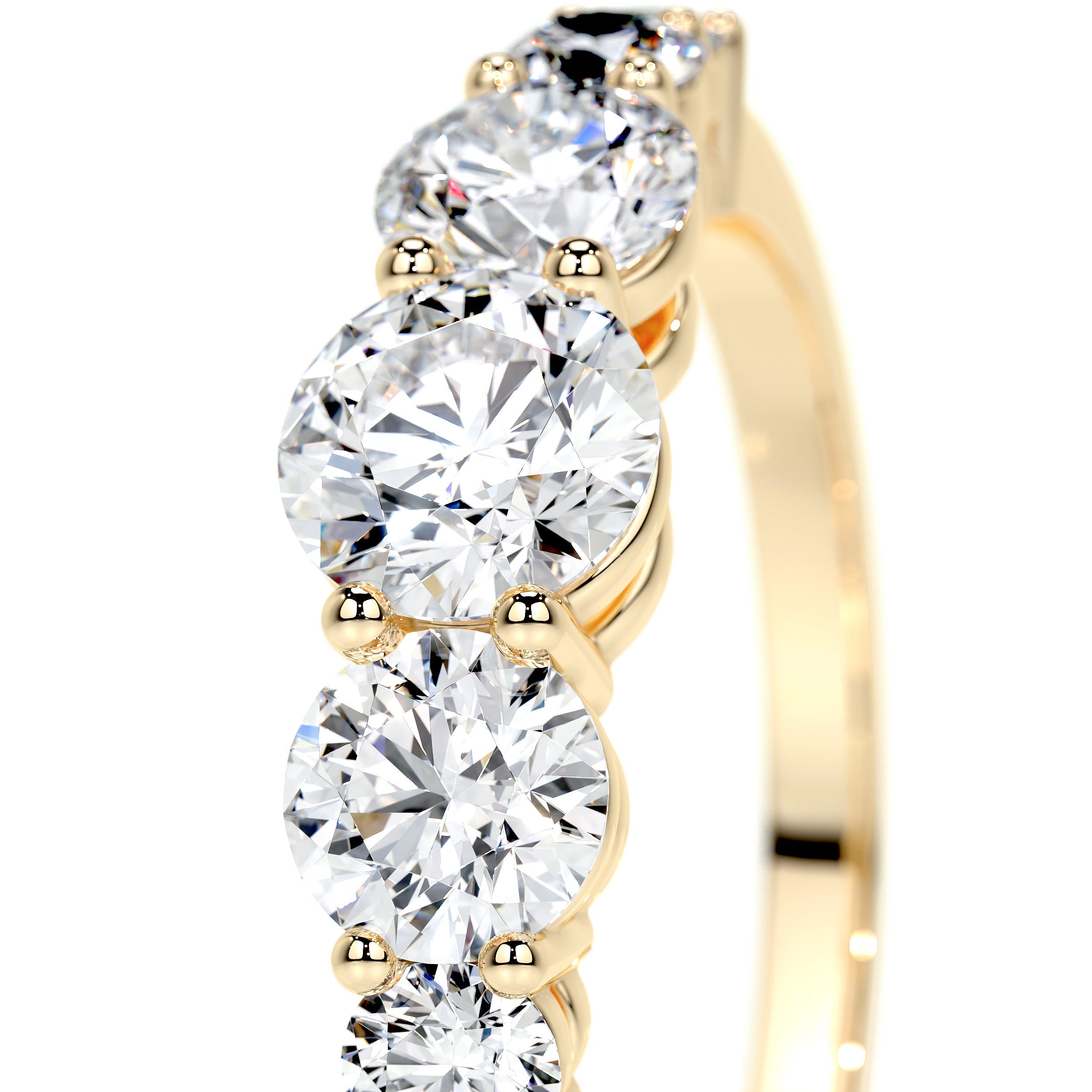 Makenzi Lab Grown Diamond Ring -18K Yellow Gold (RTS)