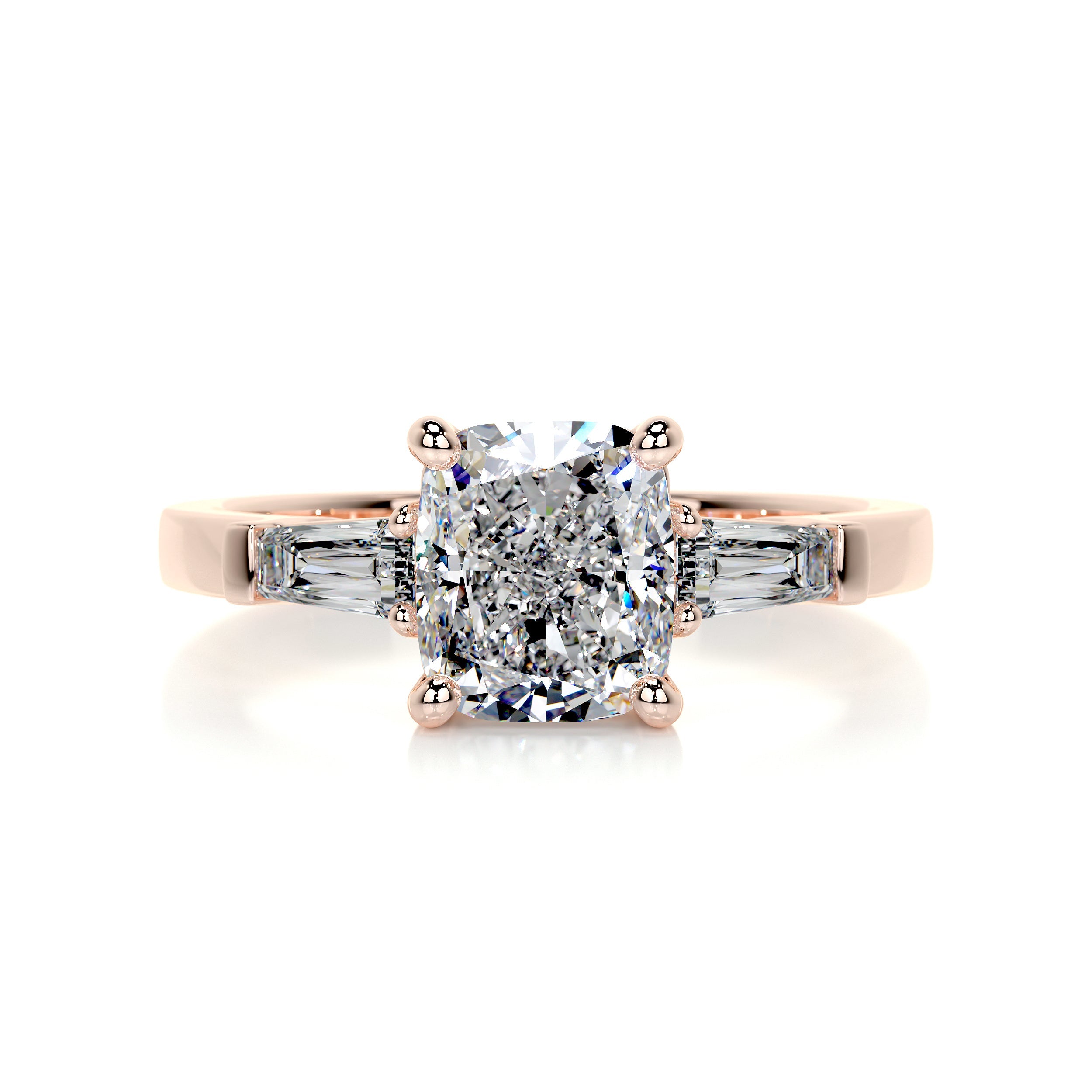 Skylar Diamond Engagement Ring - 14K Rose Gold