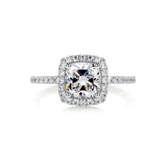 Madison Diamond Engagement Ring -14K White Gold - Main Stone 1.5 Carat