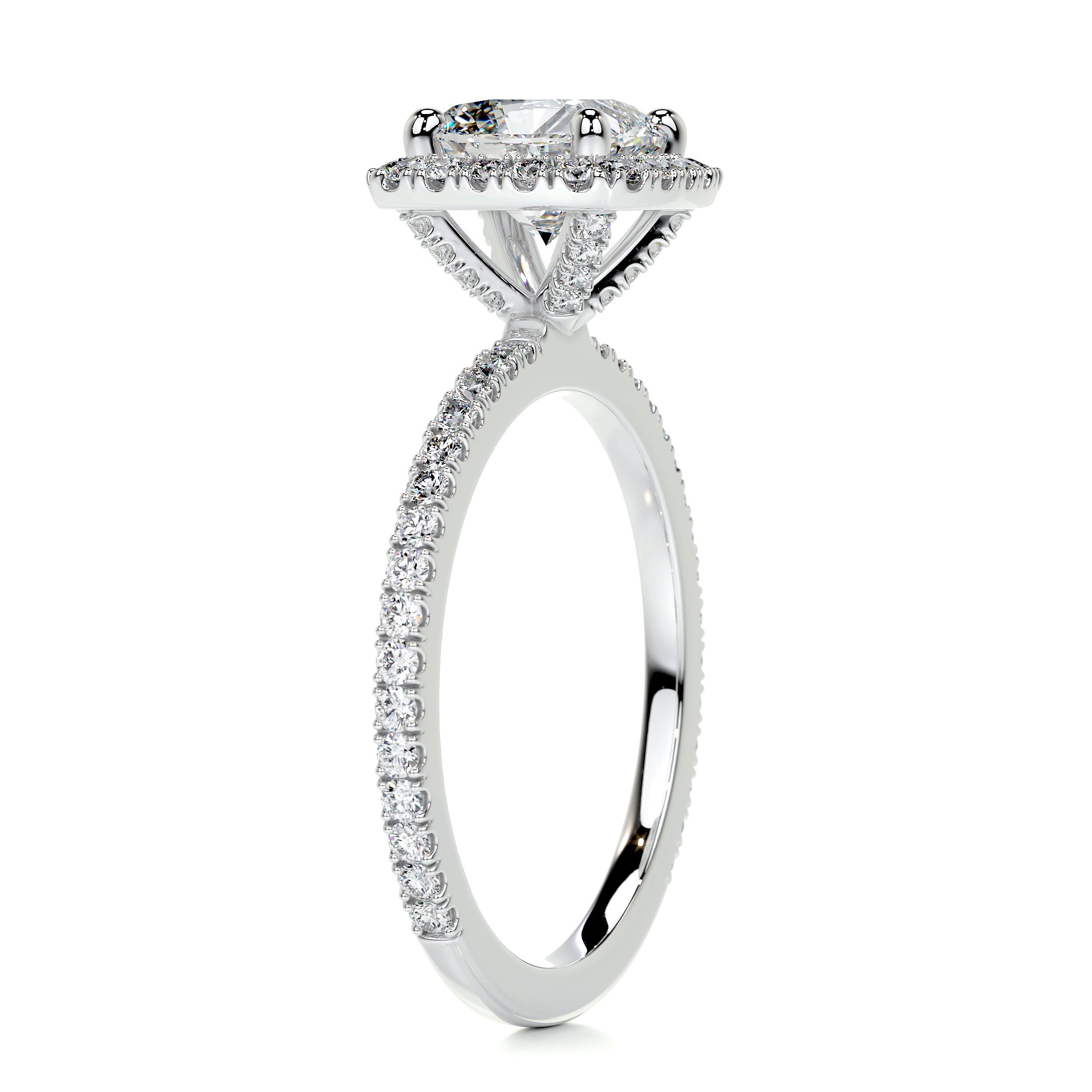 Madison Diamond Engagement Ring - 14K White Gold