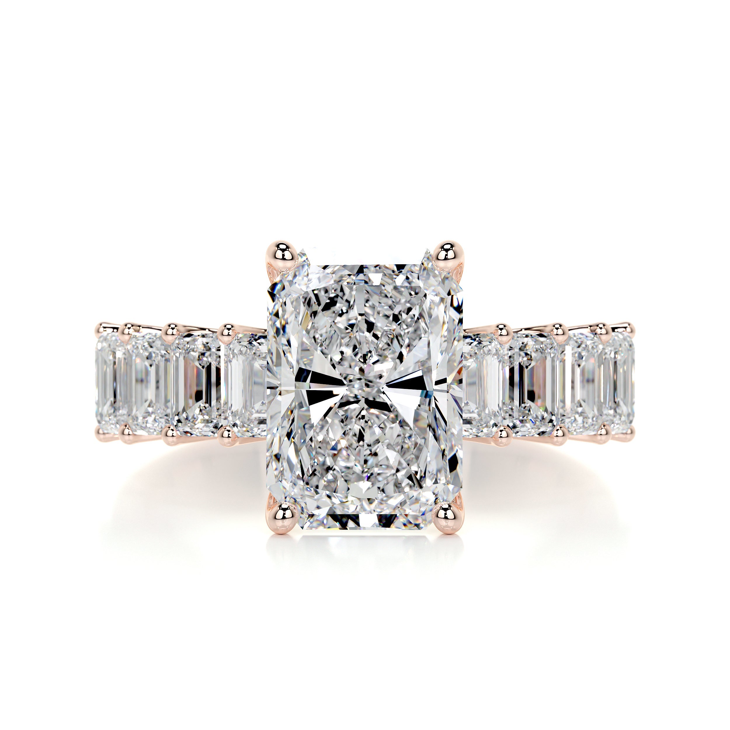 Arabella Diamond Engagement Ring - 14K Rose Gold