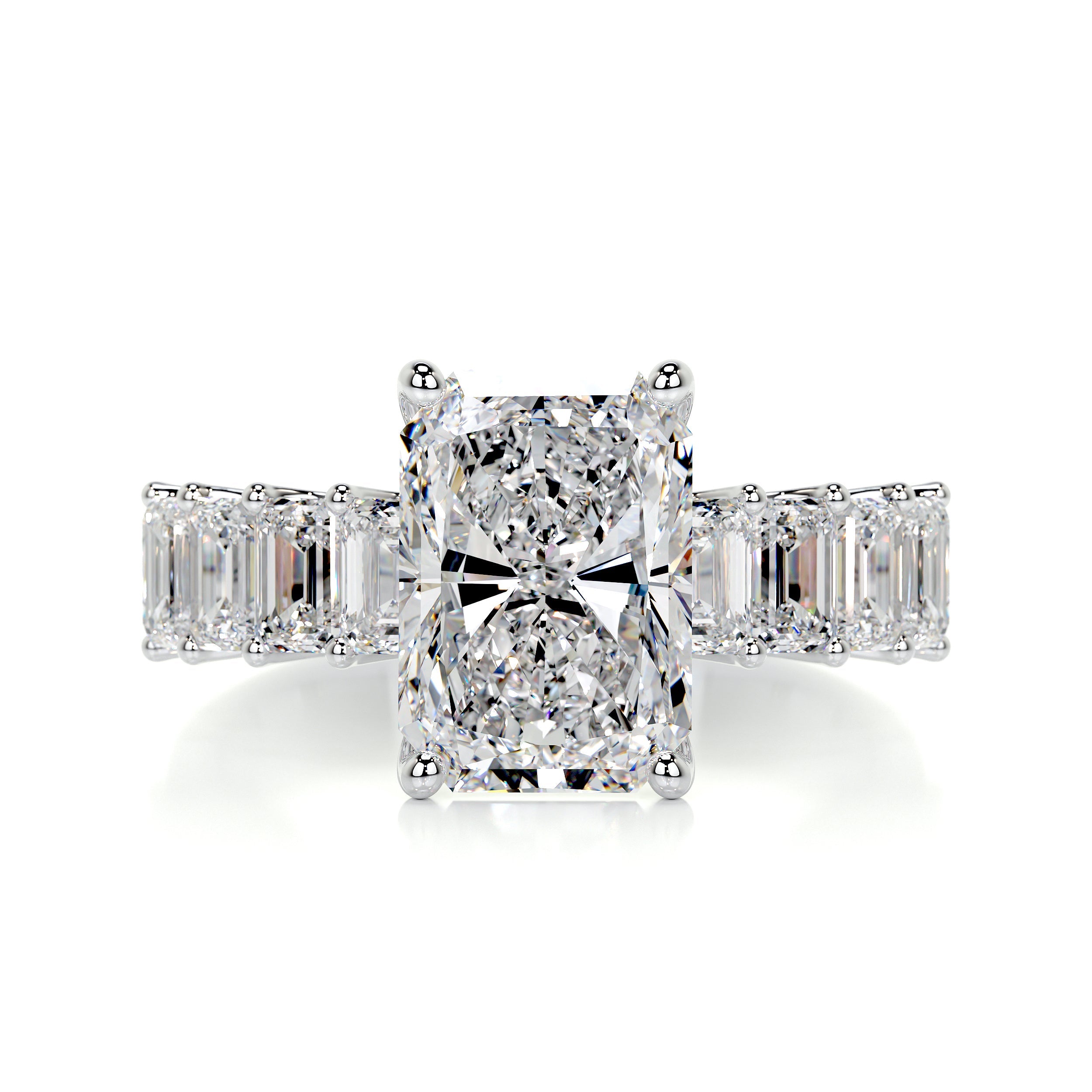 Arabella Diamond Engagement Ring - 14K White Gold