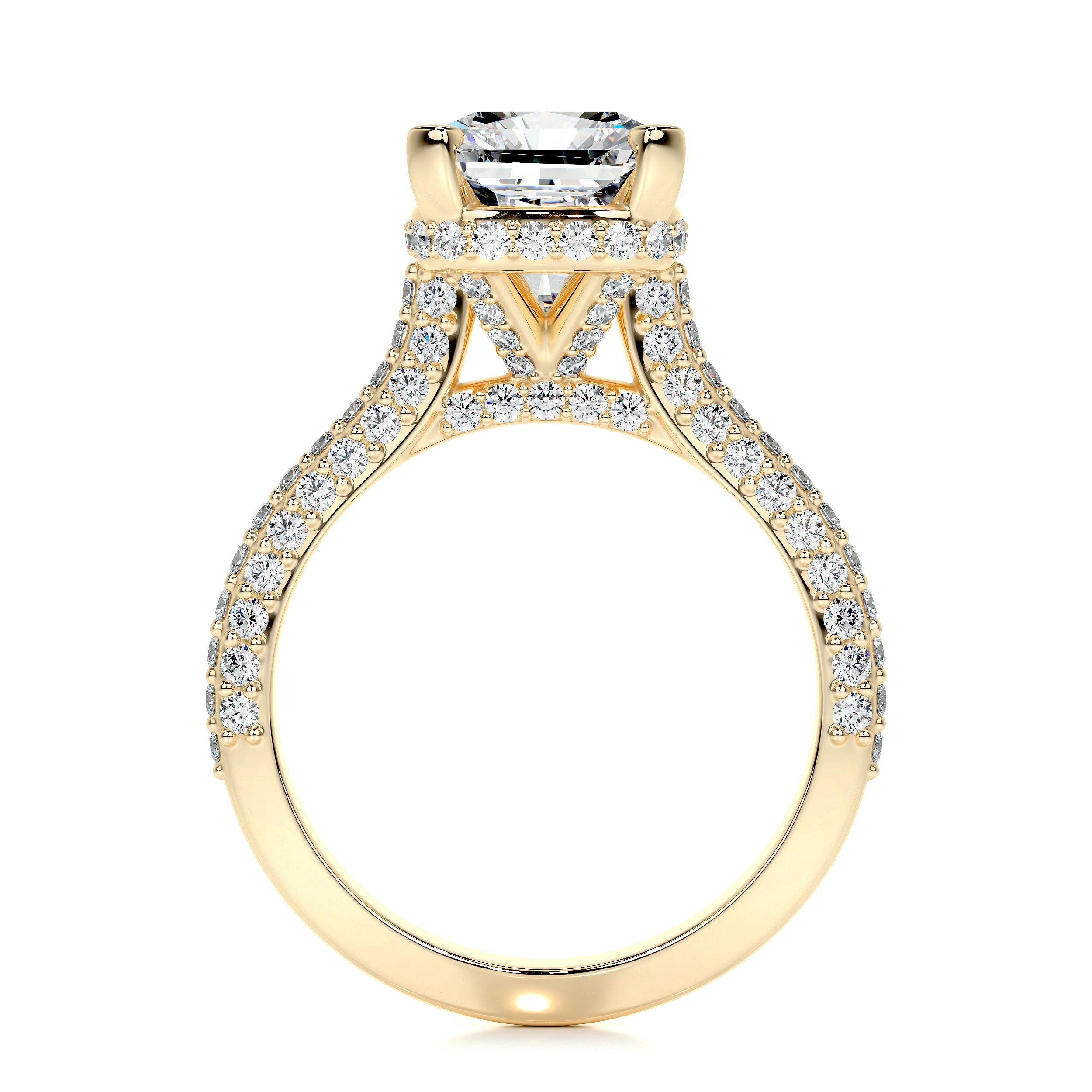 Joana Lab Grown Diamond Ring -18K Yellow Gold (RTS)