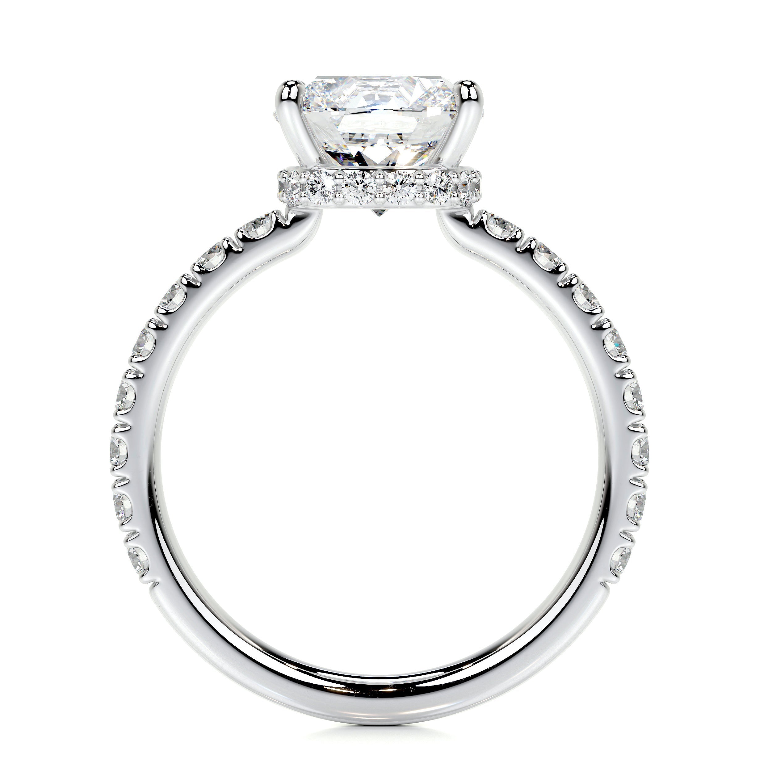 Bree Lab Grown Diamond Ring -14K White Gold (RTS)