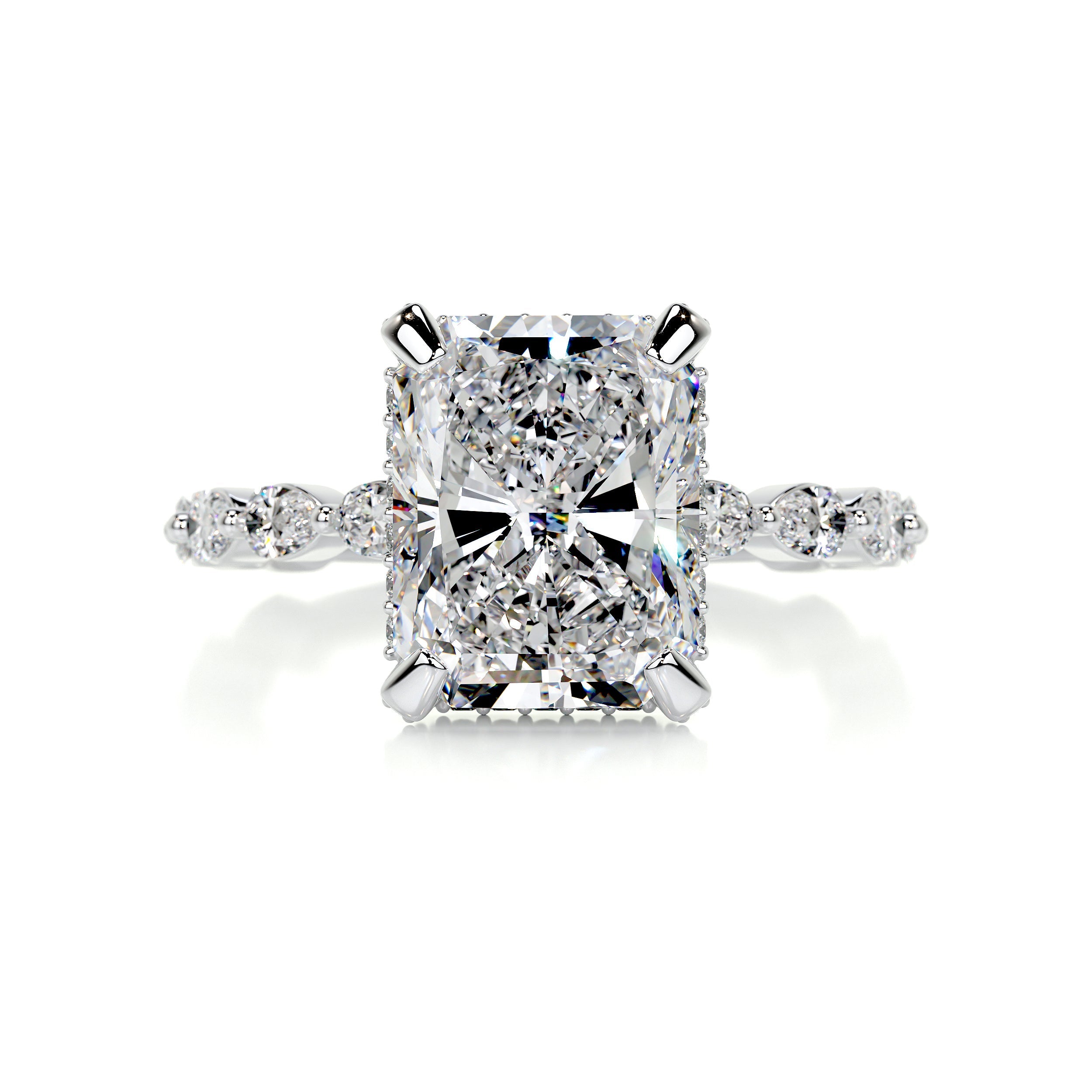 Robin Diamond Engagement Ring - 14K White Gold