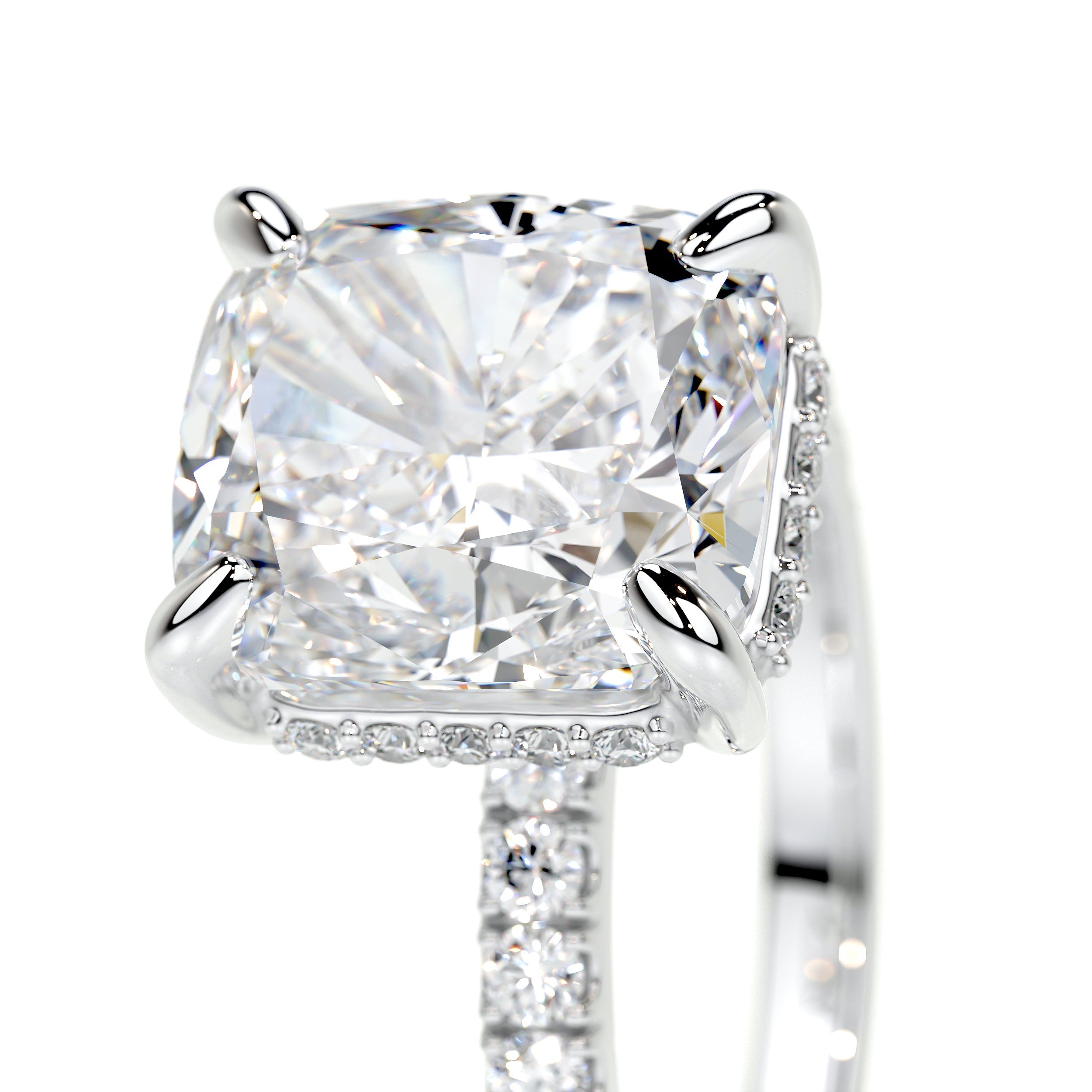 Beatriz Lab Grown Diamond Ring   (2.50 Carat) -14K White Gold (RTS)