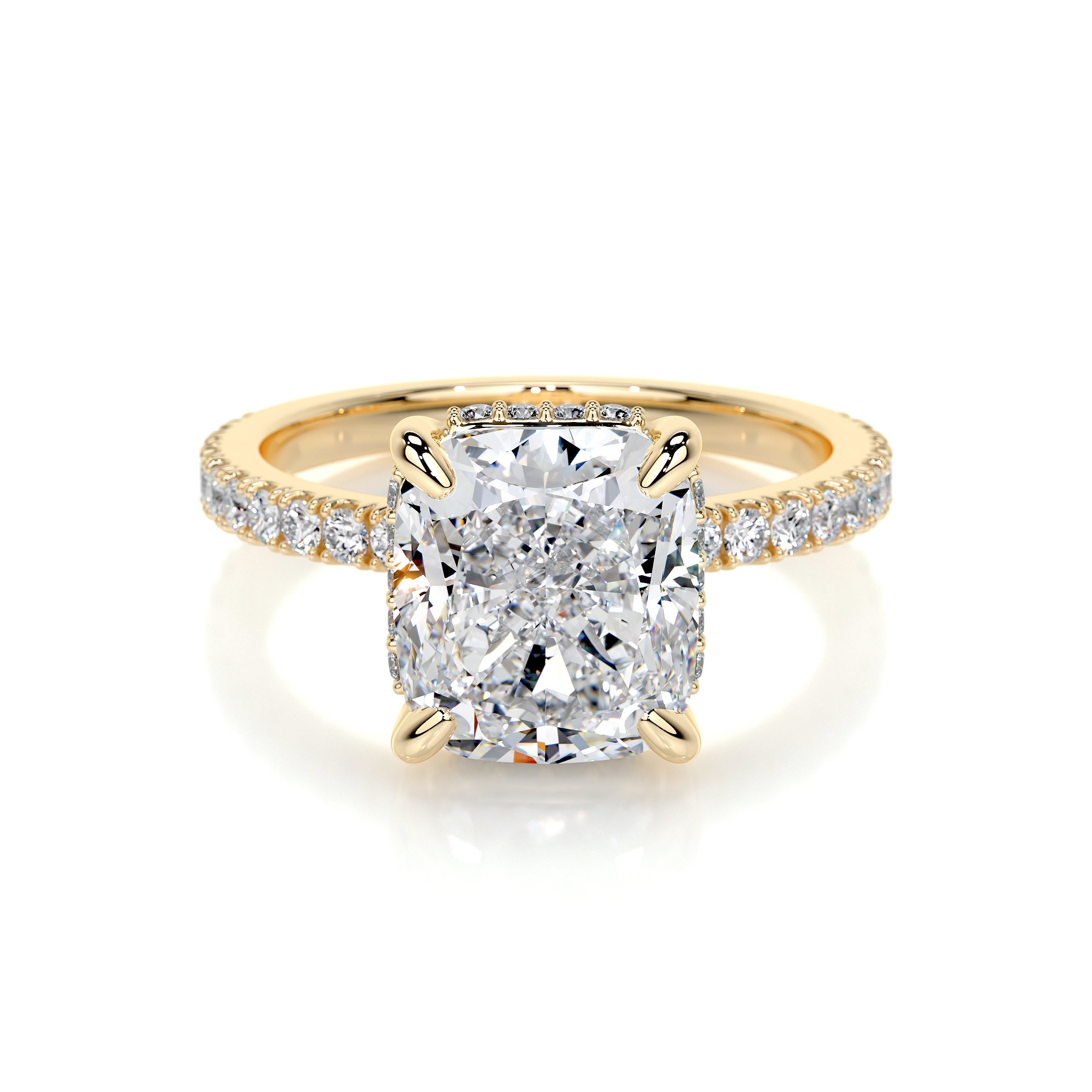 Beatriz Lab Grown Diamond Ring -18K Yellow Gold  (RTS)