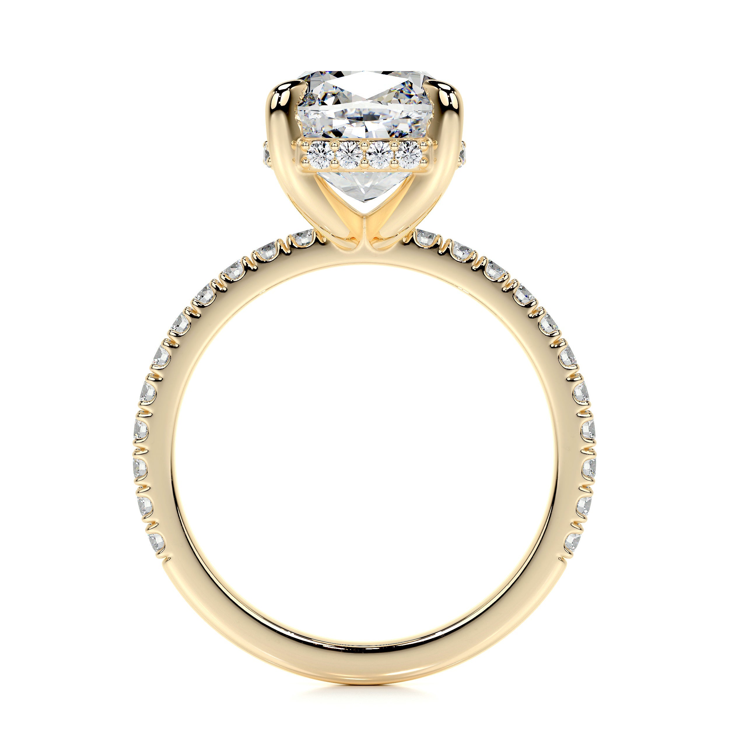 Beatriz Lab Grown Diamond Ring -18K Yellow Gold  (RTS)