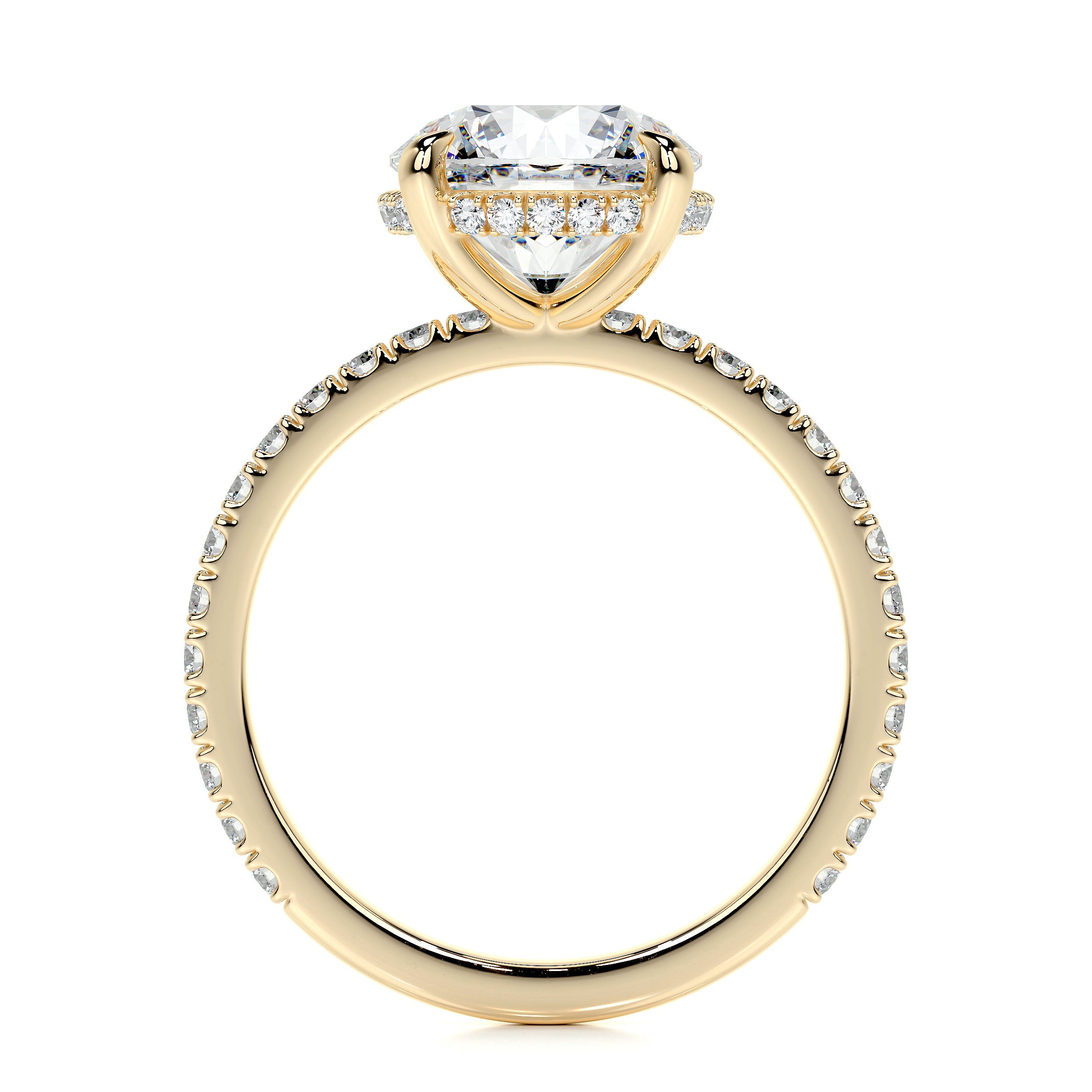 Valeria Lab Grown Diamond Ring -18K Yellow Gold (RTS)