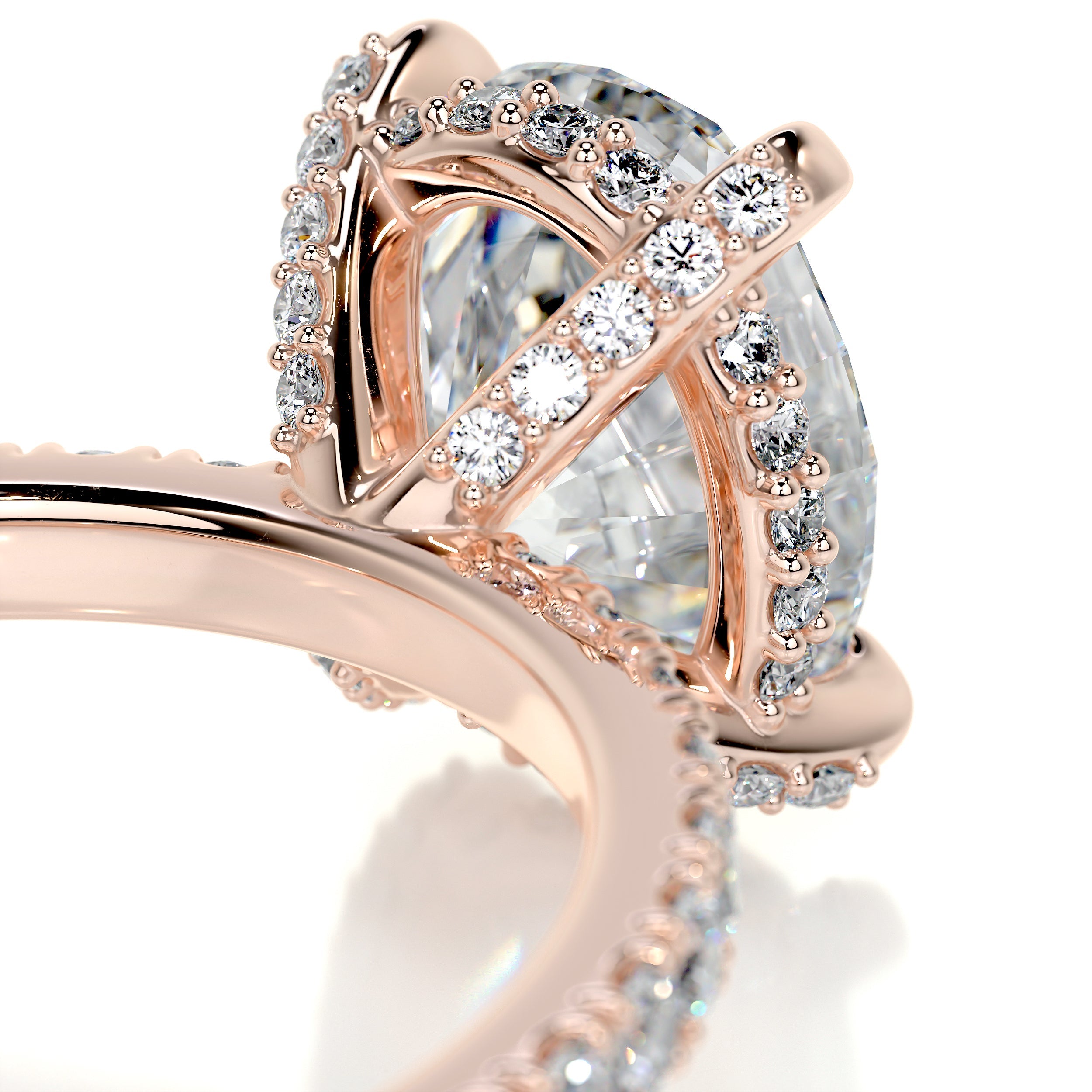 Alicia Diamond Engagement Ring - 14K Rose Gold