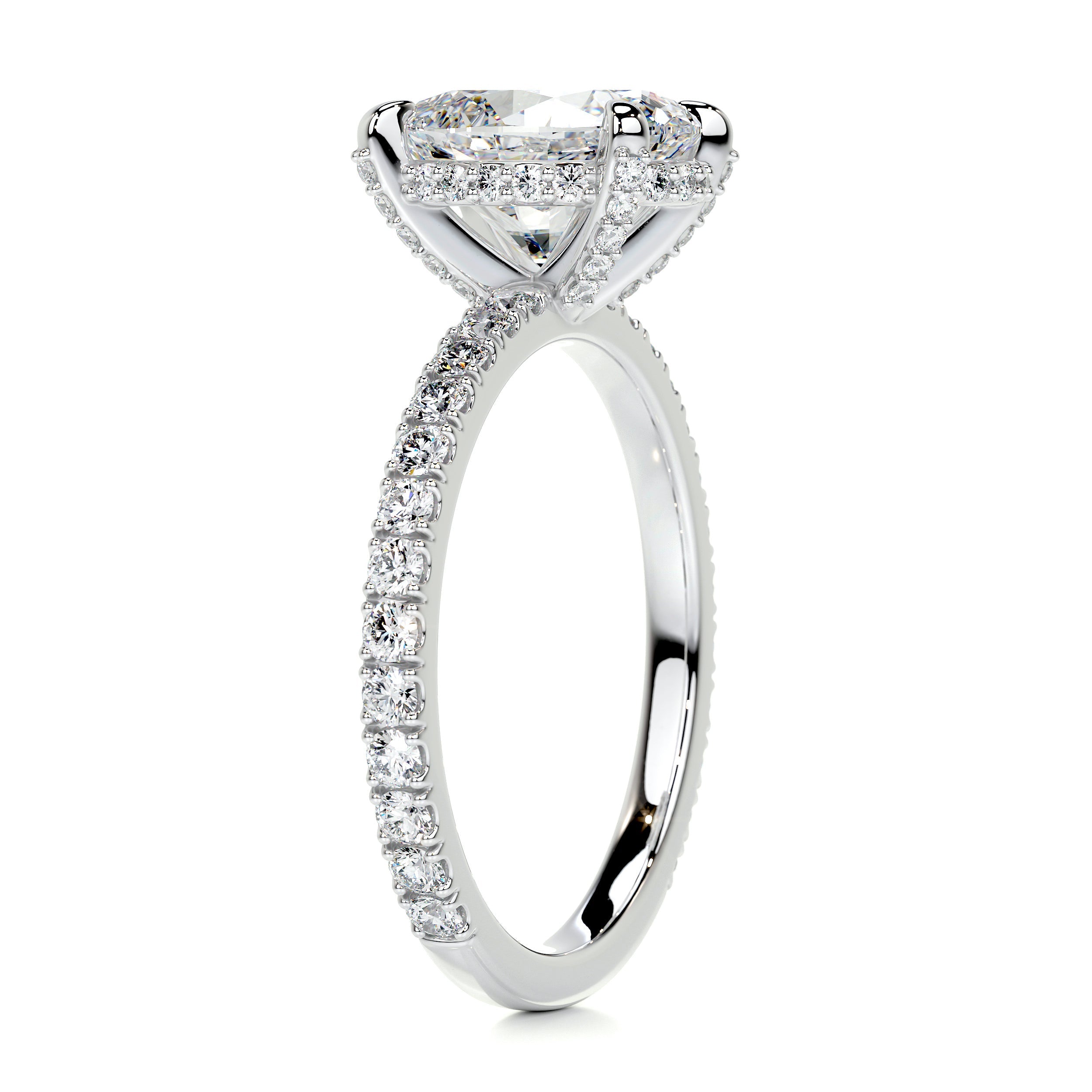 Alicia Diamond Engagement Ring - Platinum