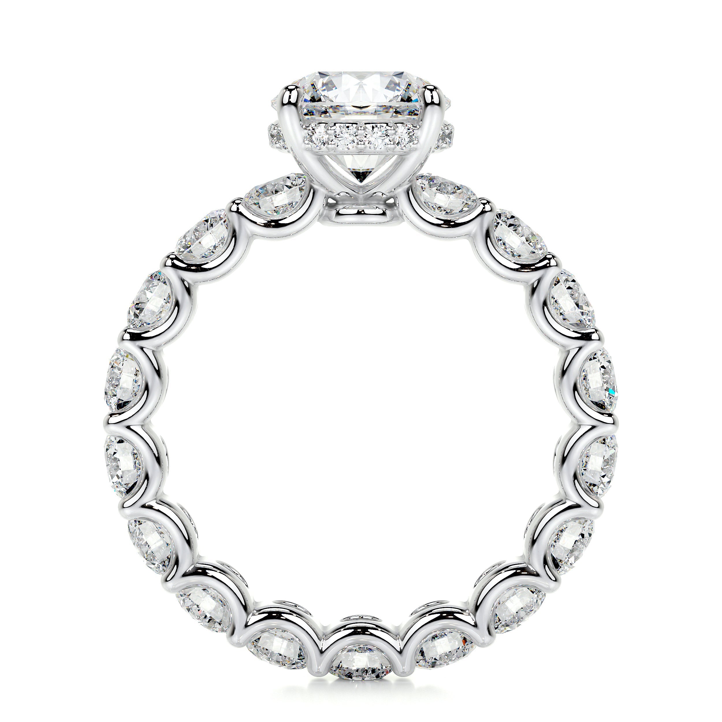 Lola Lab Grown Diamond Ring -18K White Gold (RTS)