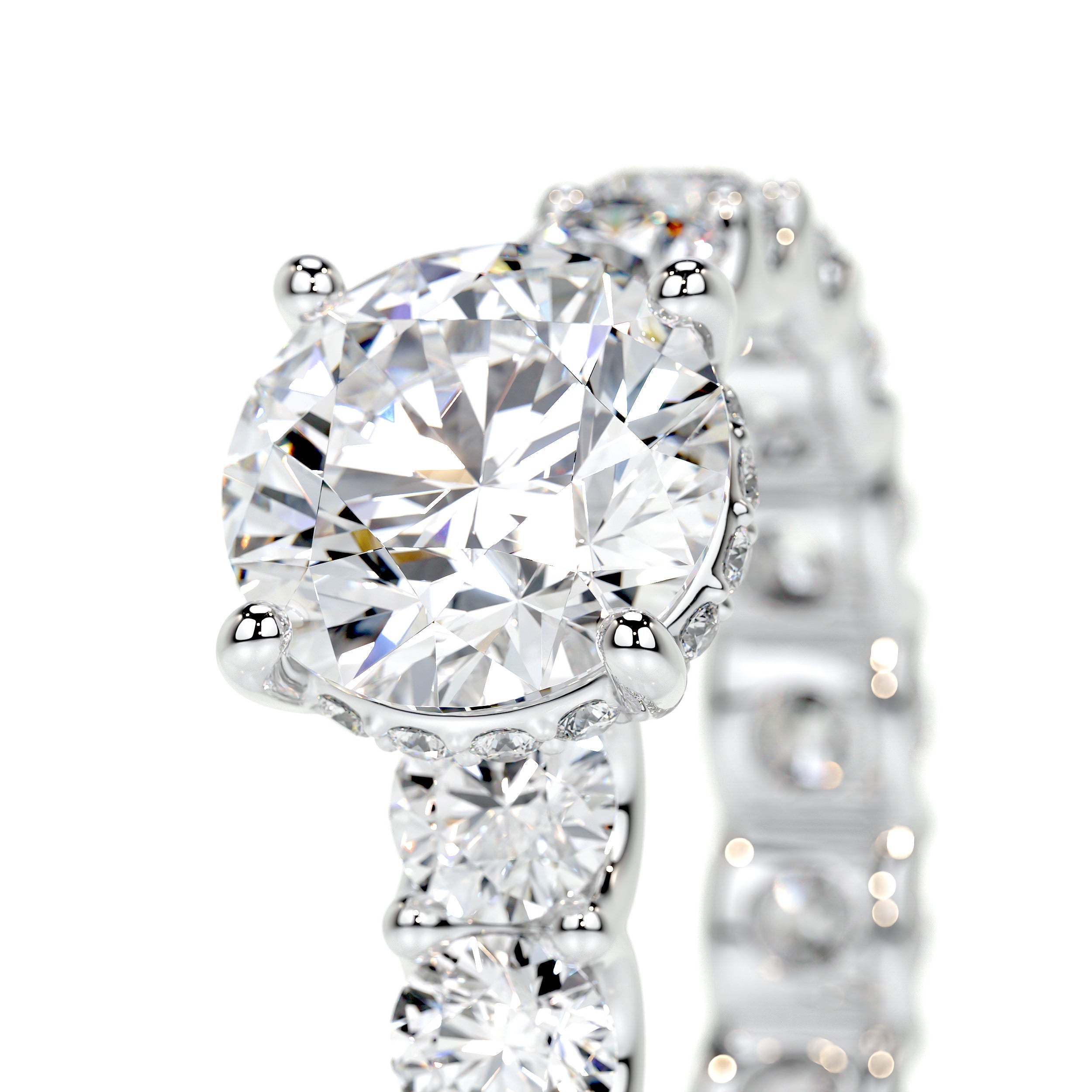 Lola Lab Grown Diamond Ring -18K White Gold (RTS)
