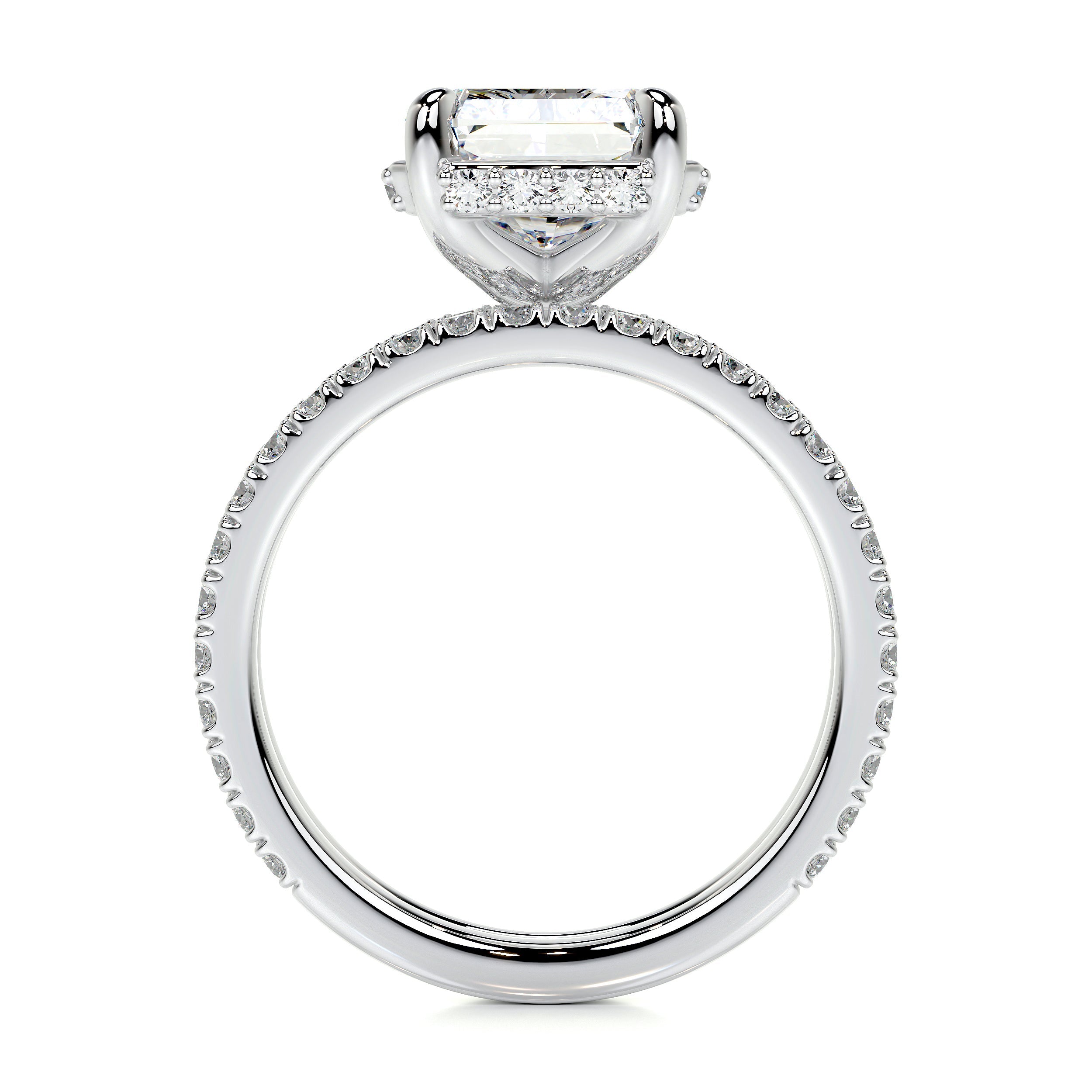 Luna Lab Grown Diamond Bridal Set -14K White Gold (RTS)