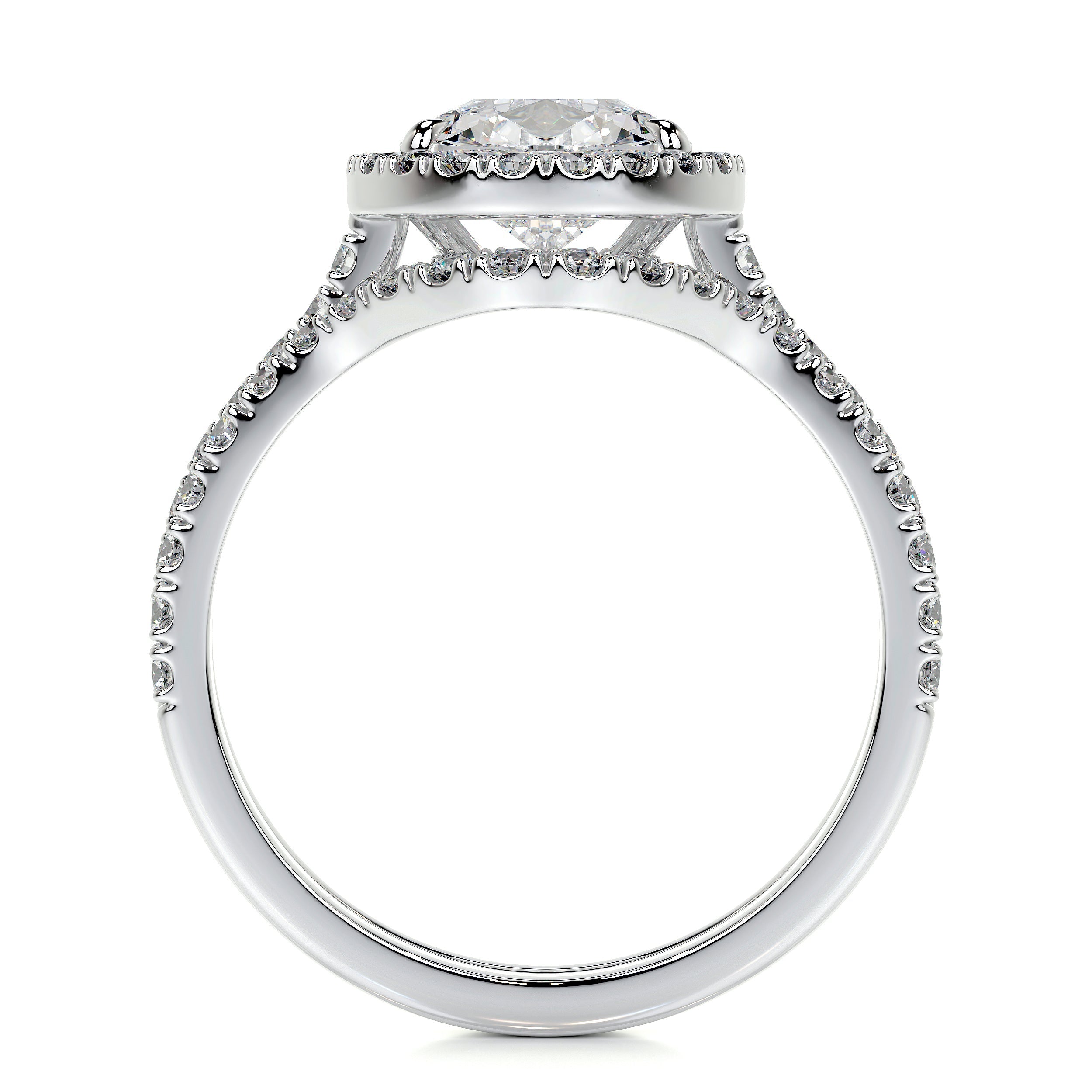 Sophia Lab Grown Diamond Bridal Set -14K White Gold (RTS)