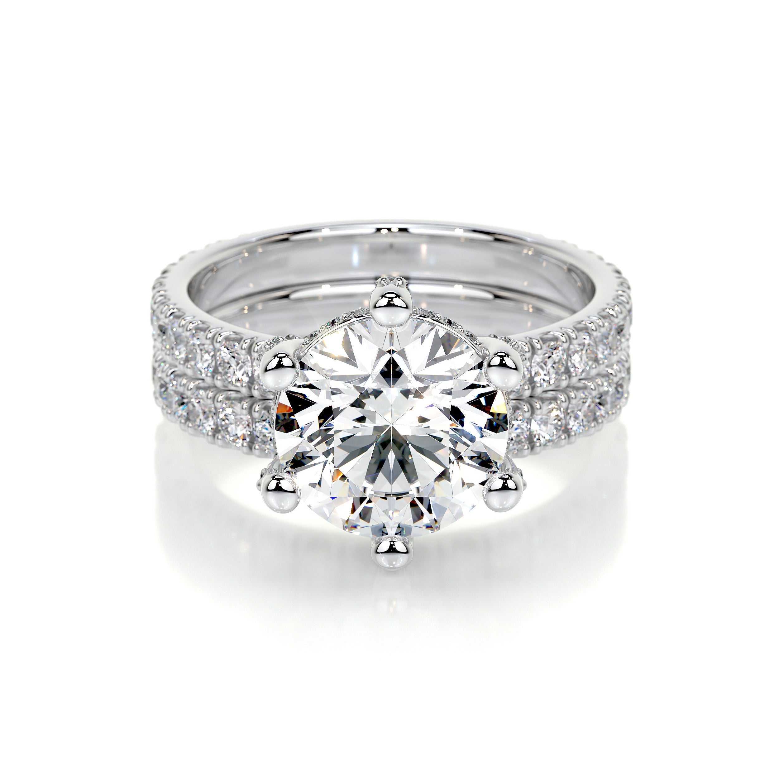 Paris Lab Grown Diamond Bridal Set -14K White Gold (RTS)