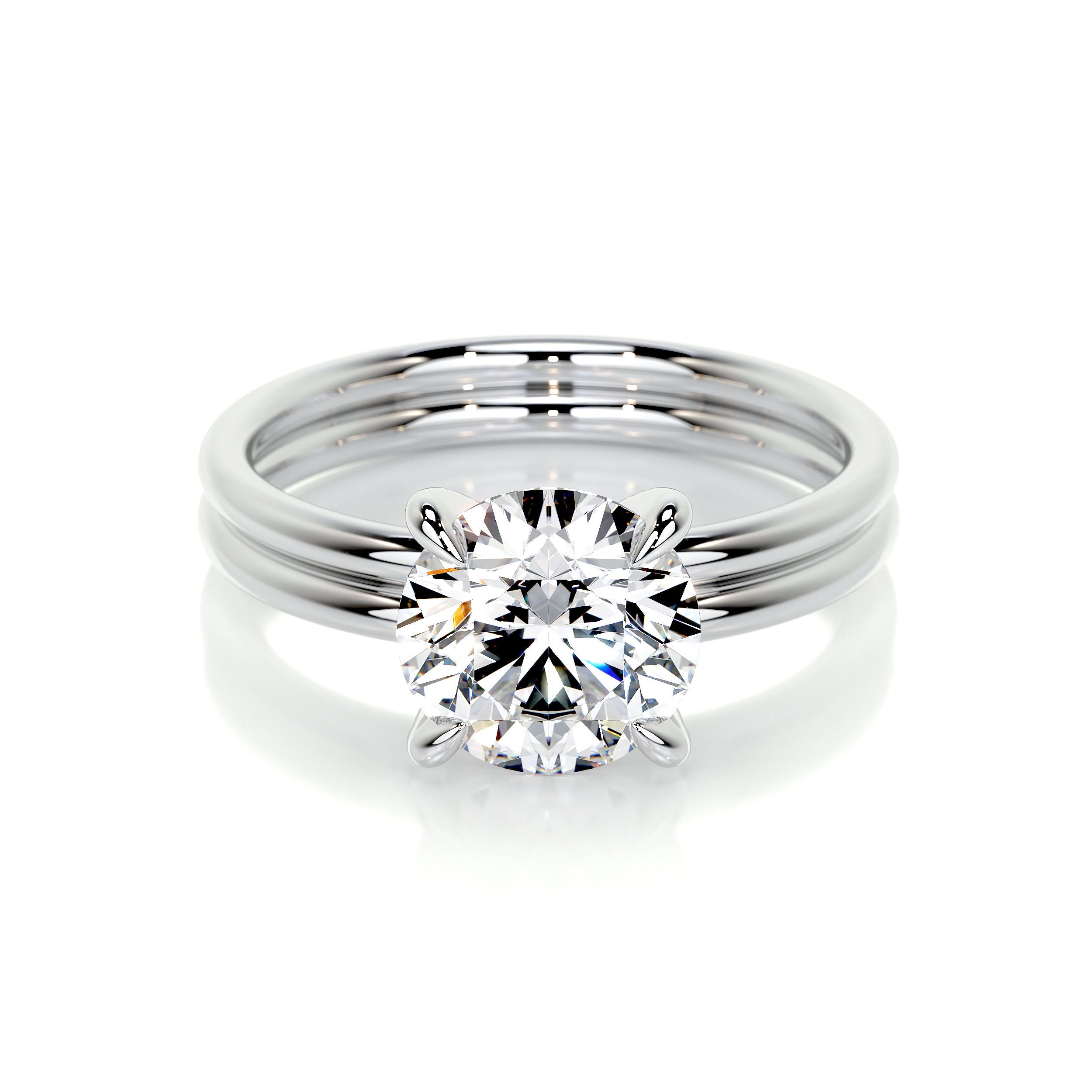Eloise Lab Grown Diamond Bridal Set -Platinum (RTS)