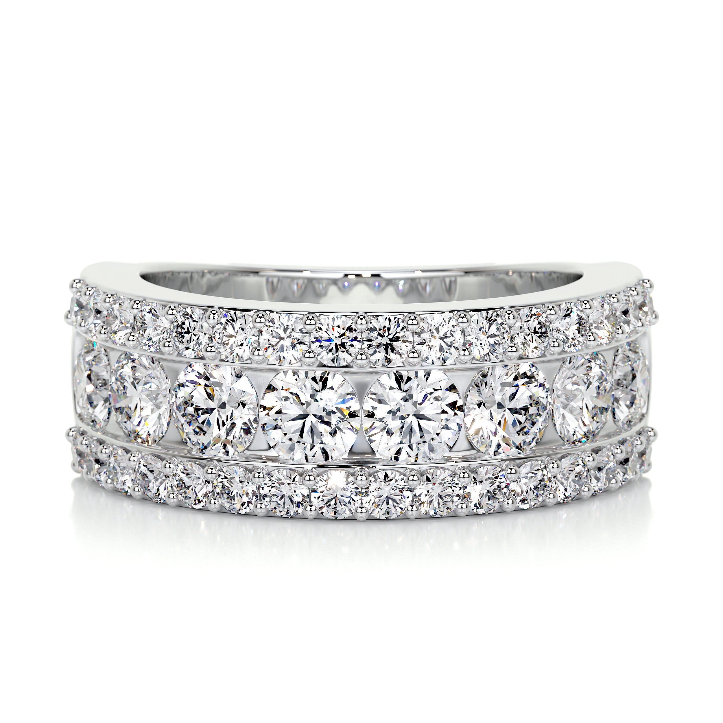 Nia Diamond Wedding Ring   (2 Carat) -Platinum (RTS)